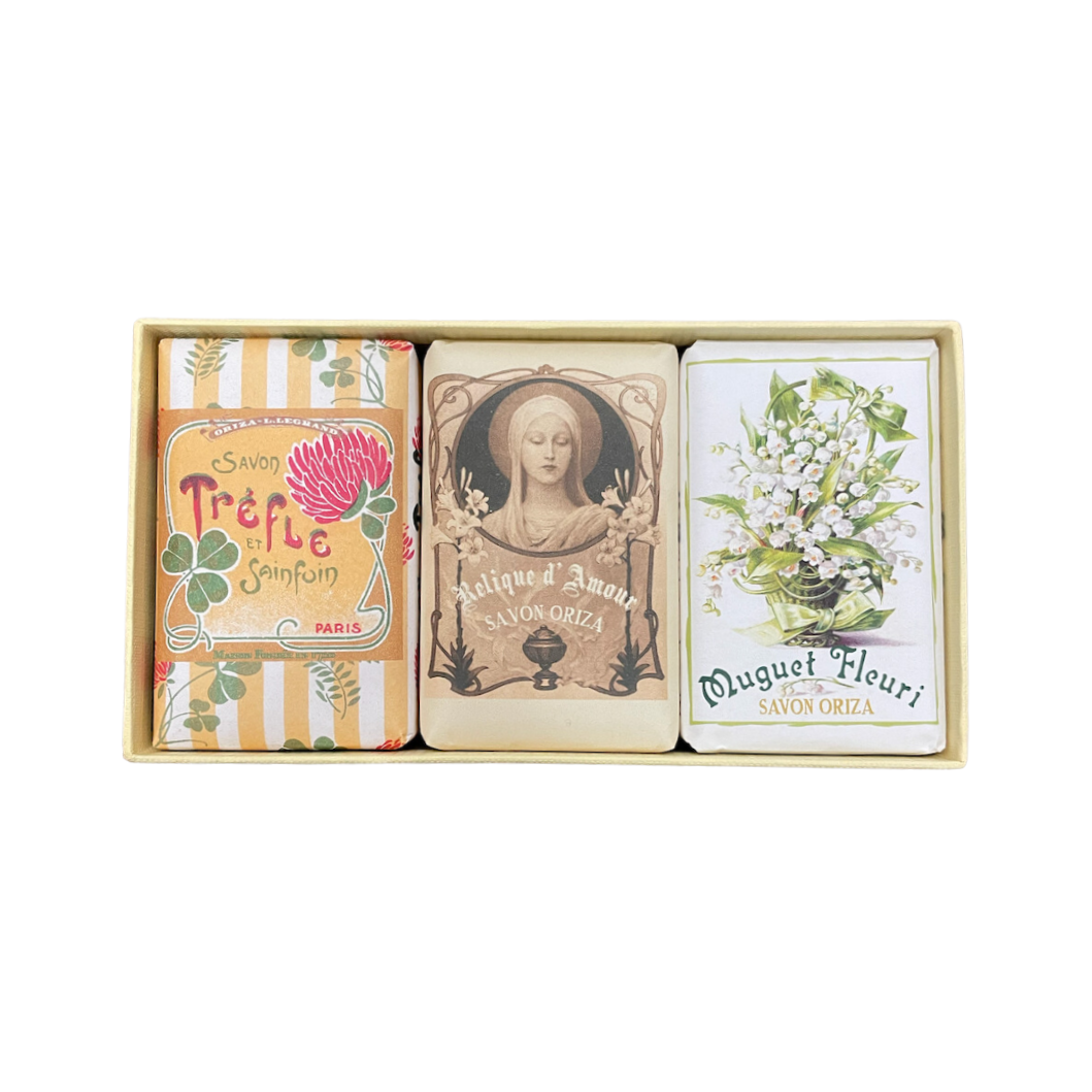 Coffret 3 savons porte-bonheur