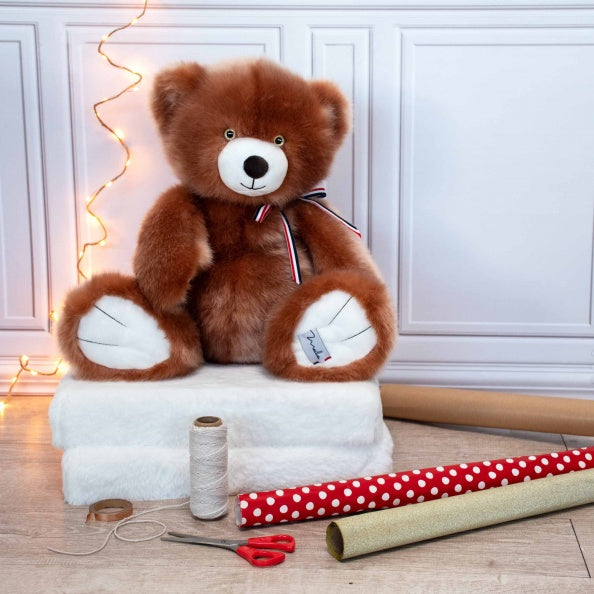 Ours Français en peluche made in France