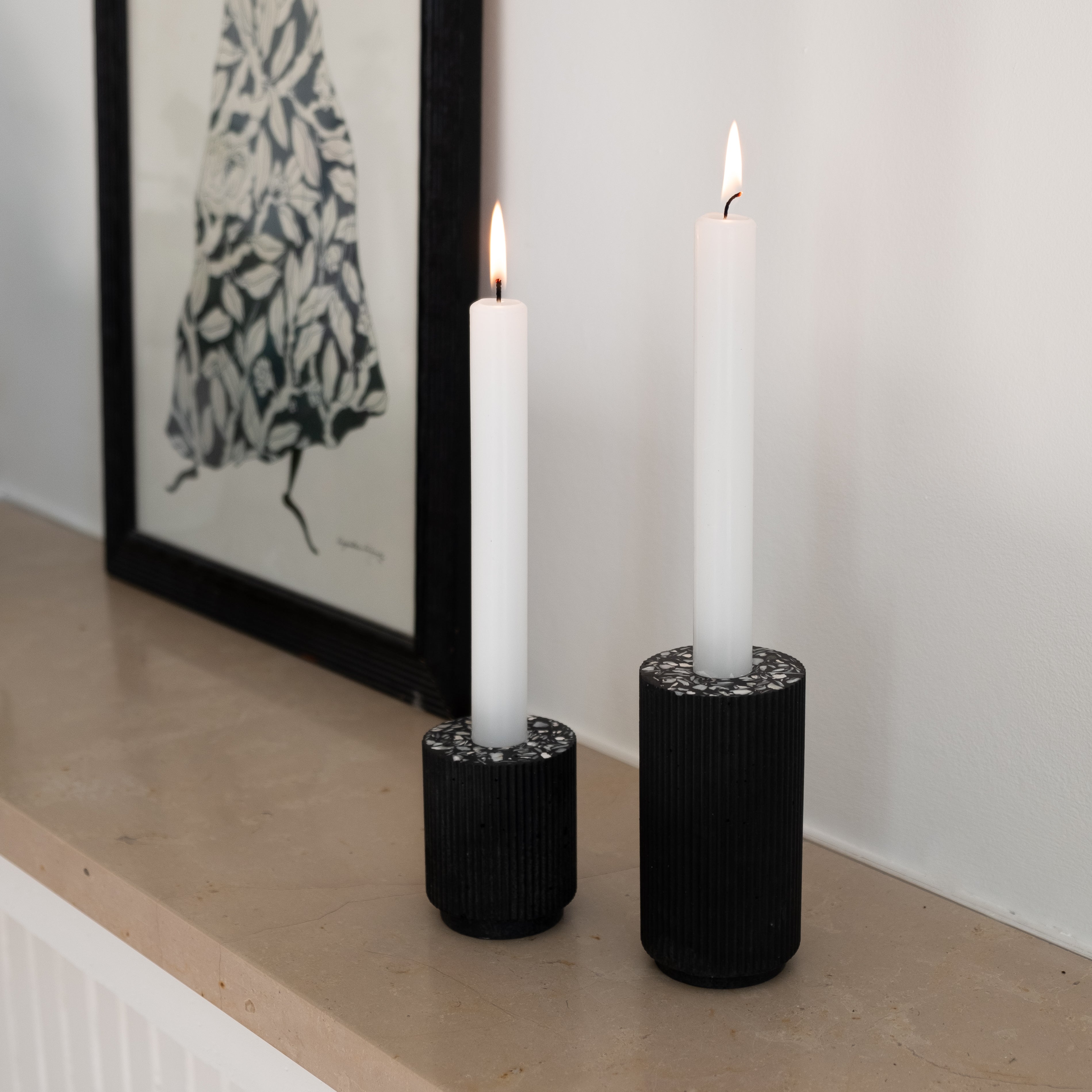Bougeoirs en duo , MALAKIO, made in France