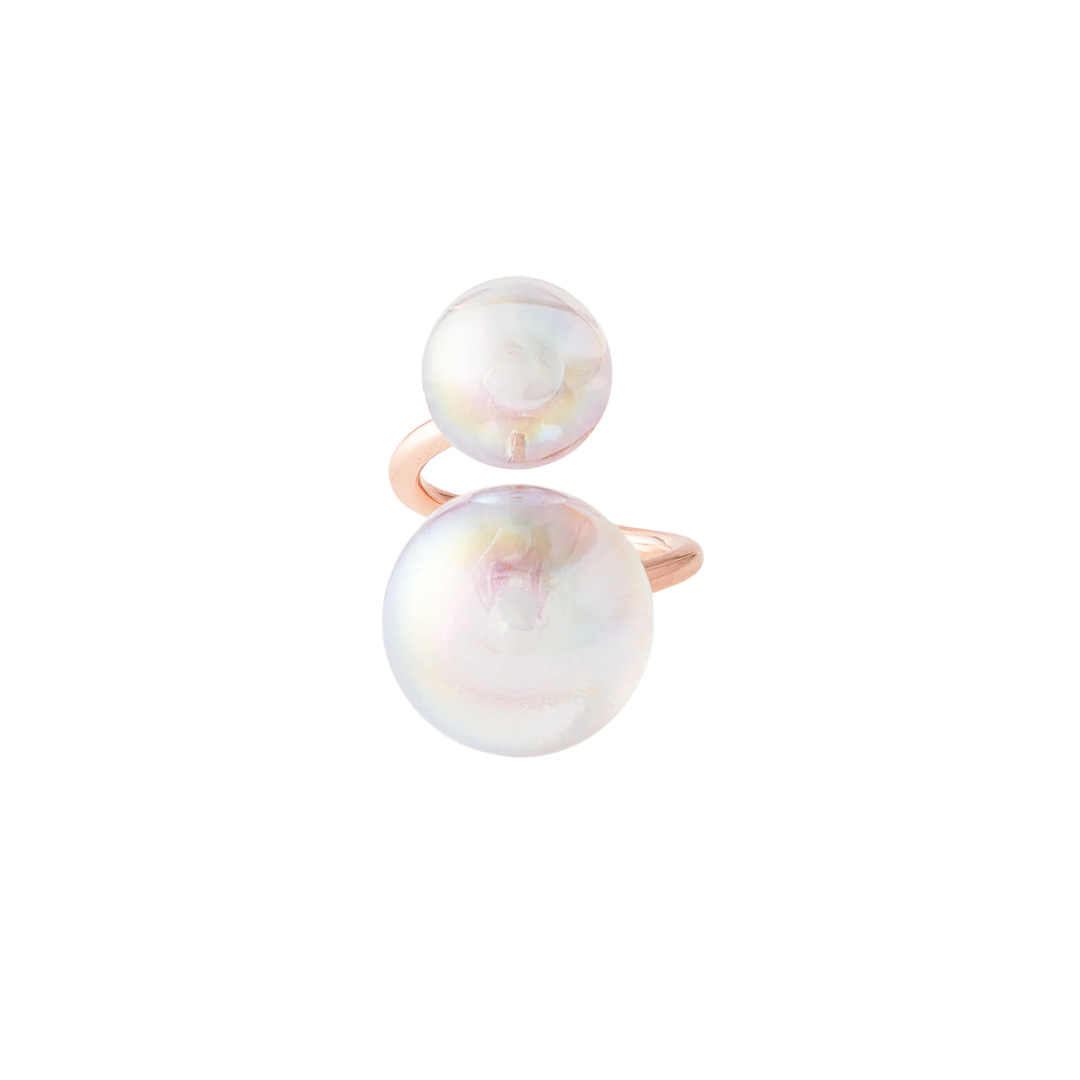 Bague perle Twist made in France