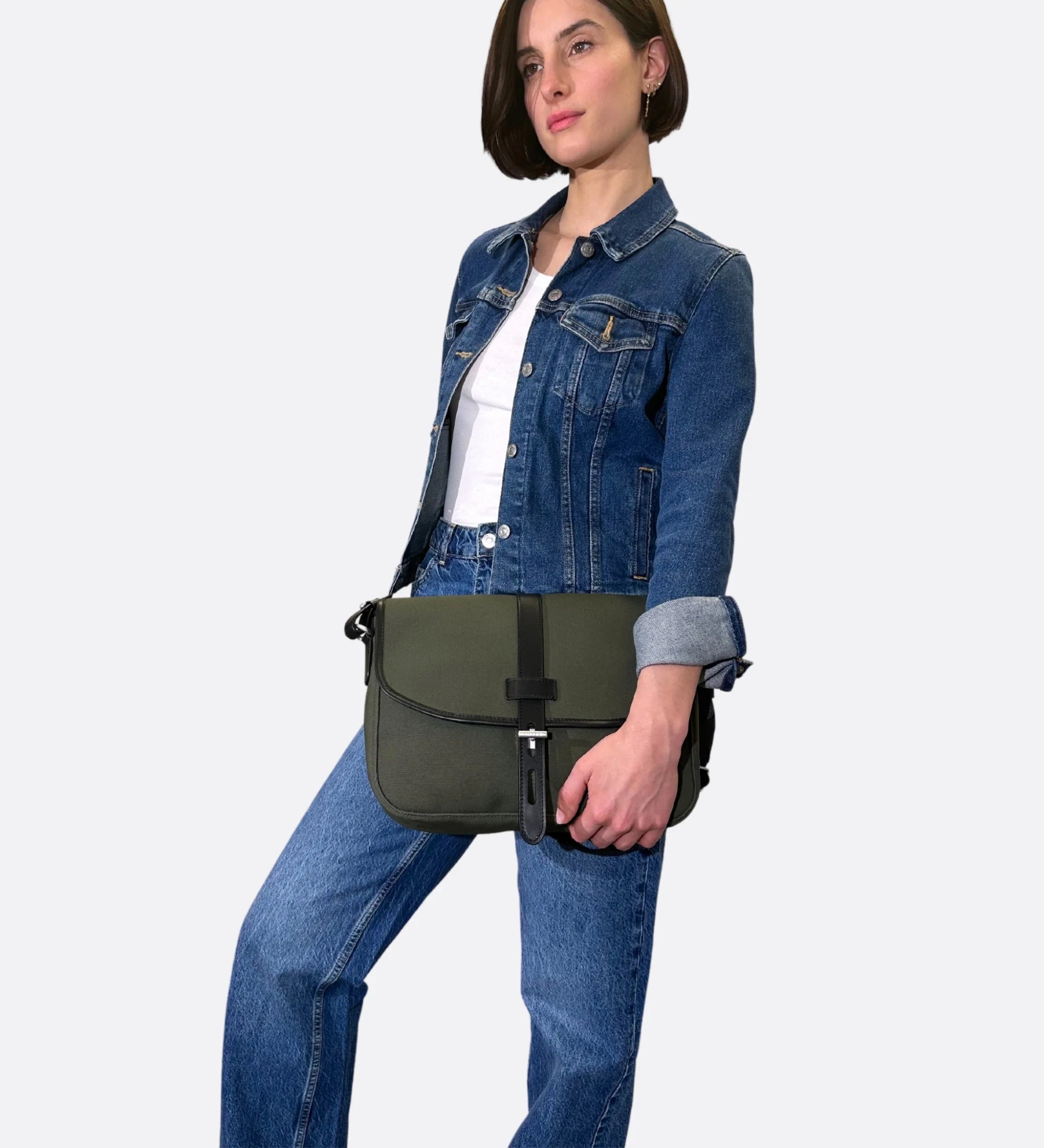 Organic cotton Messenger Bag