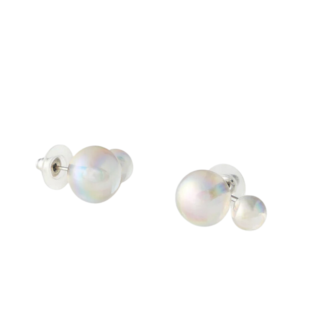 Boucles d'oreilles perles de résine made in France
