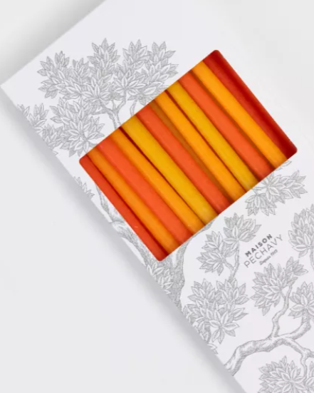 Coffret 20 cierges Capri, MASION PECHAVY, made in France