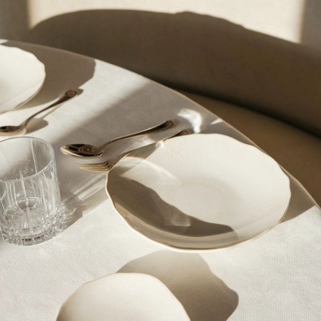 Assiette plate Plume