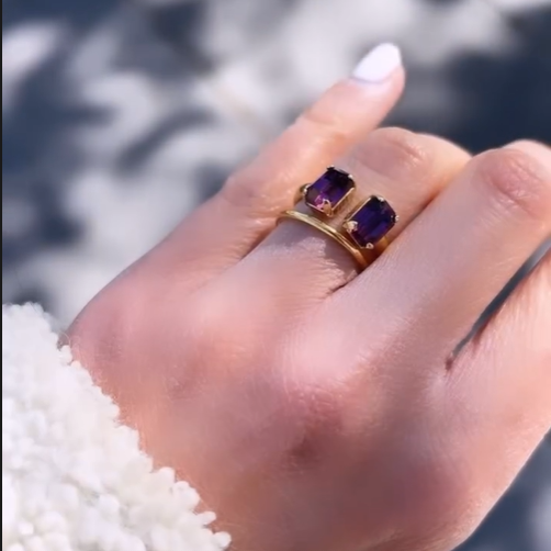 Bague Améthyste made in France made in france