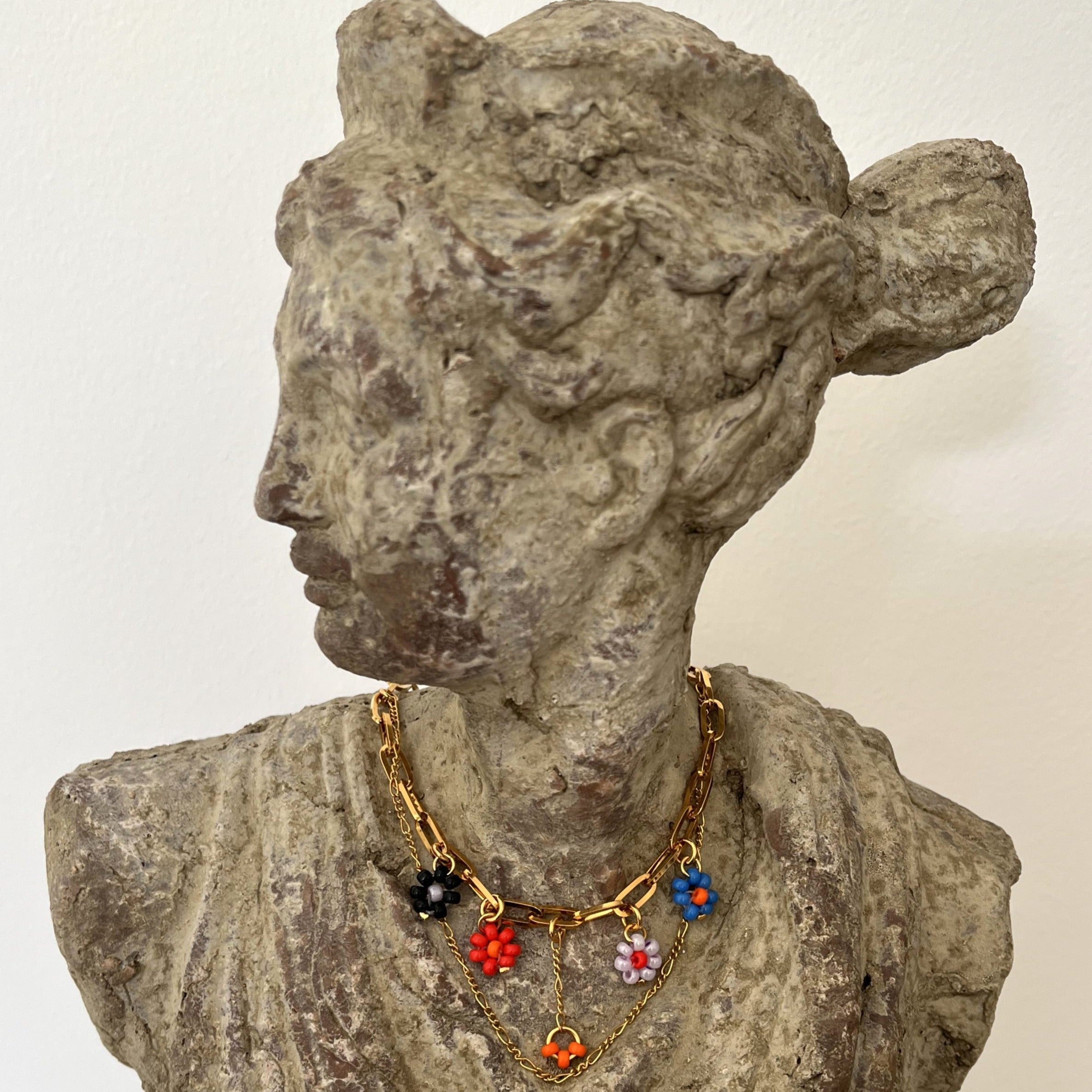 Collier multichaines, CLAUDE PARIS, made in France