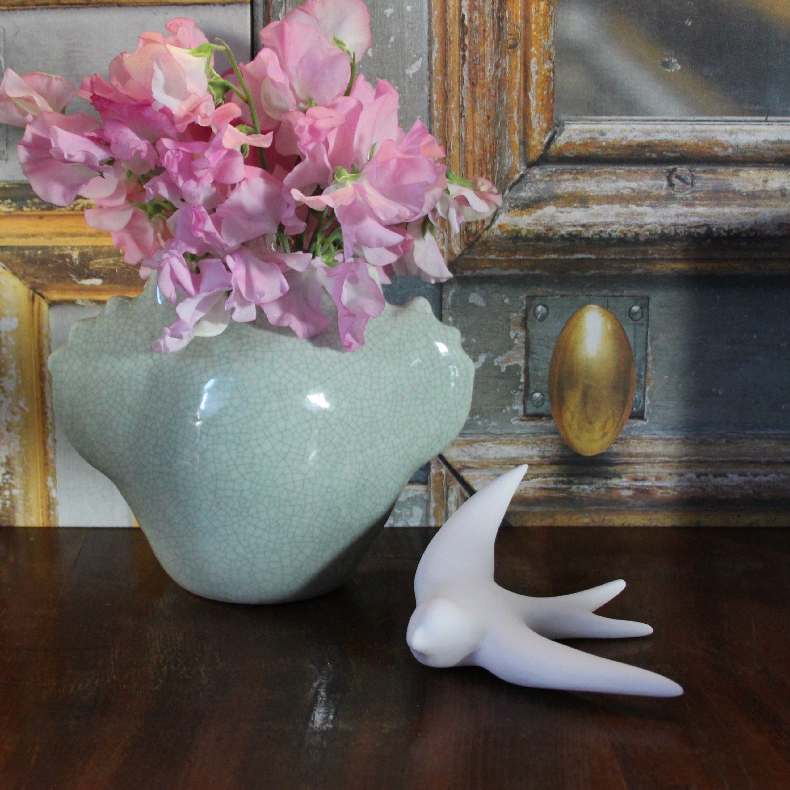 décoration murale Volage en céramique, MONOCHROMIC, made in France et écoresponsable