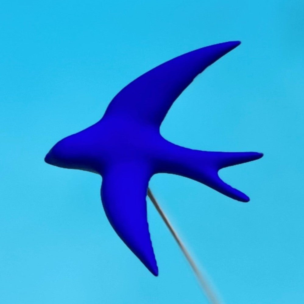 Volage ultramarine blue wall decoration