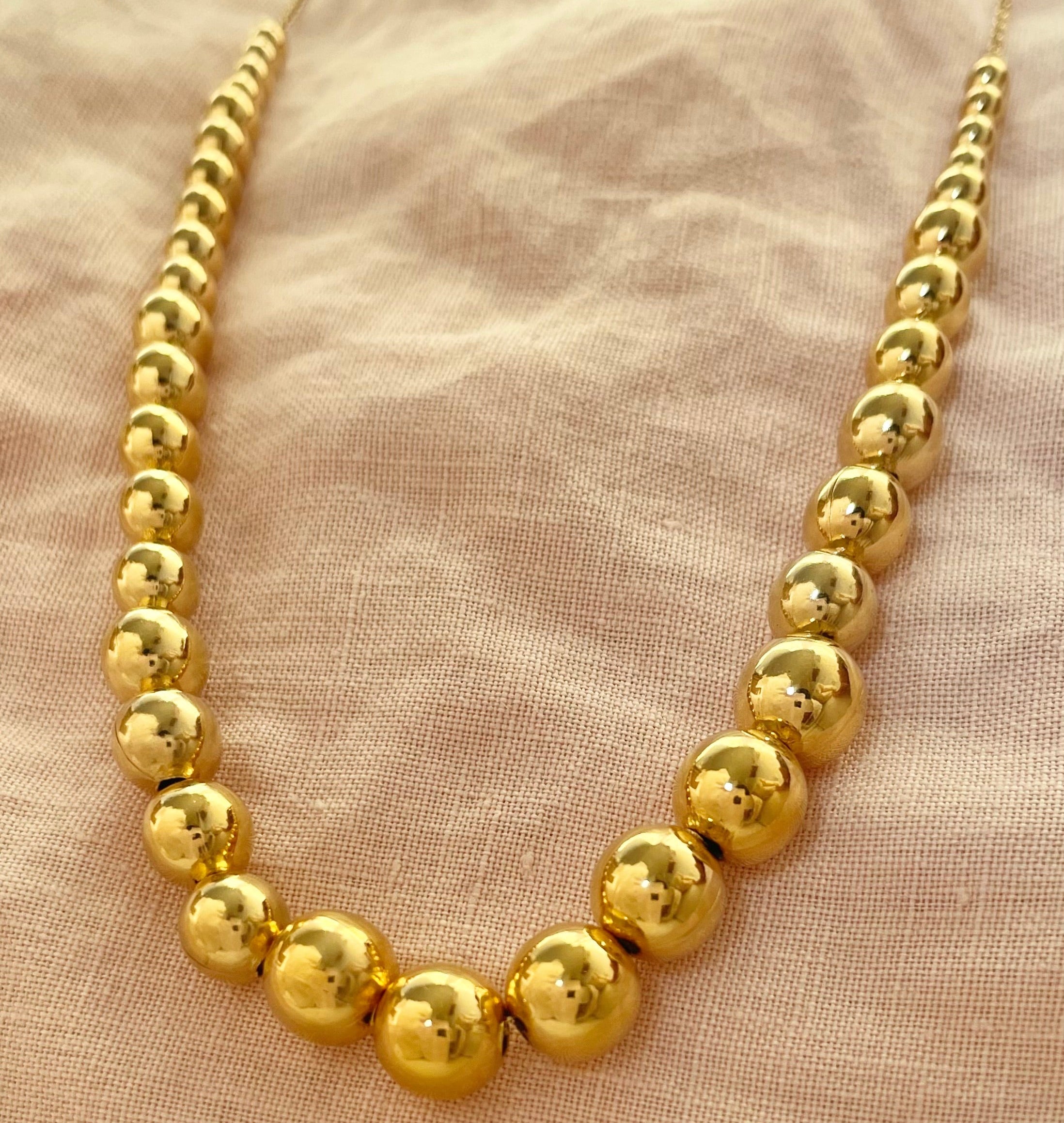 Collier perles d'or made in France