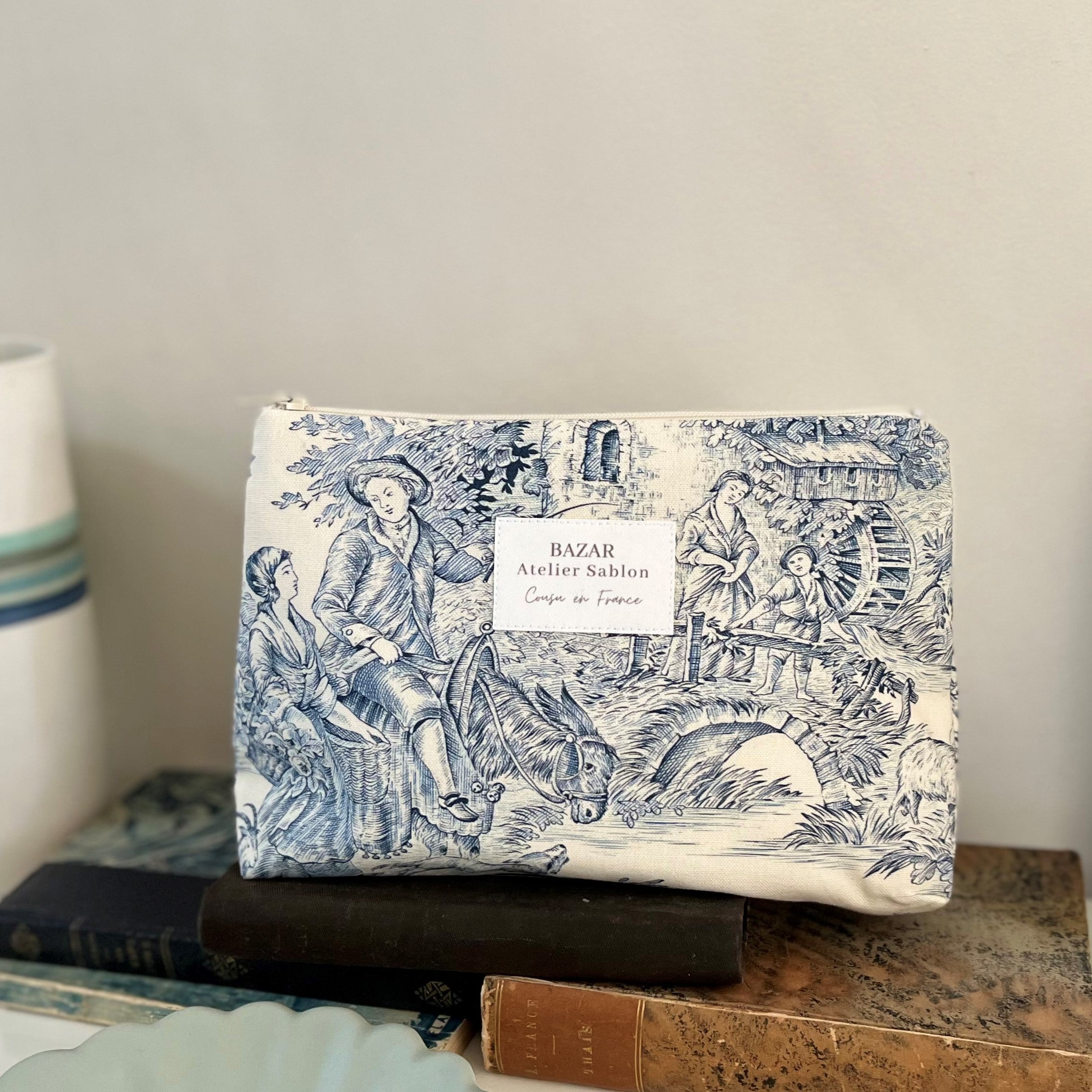 Indigo Blue Large Shopping Bag