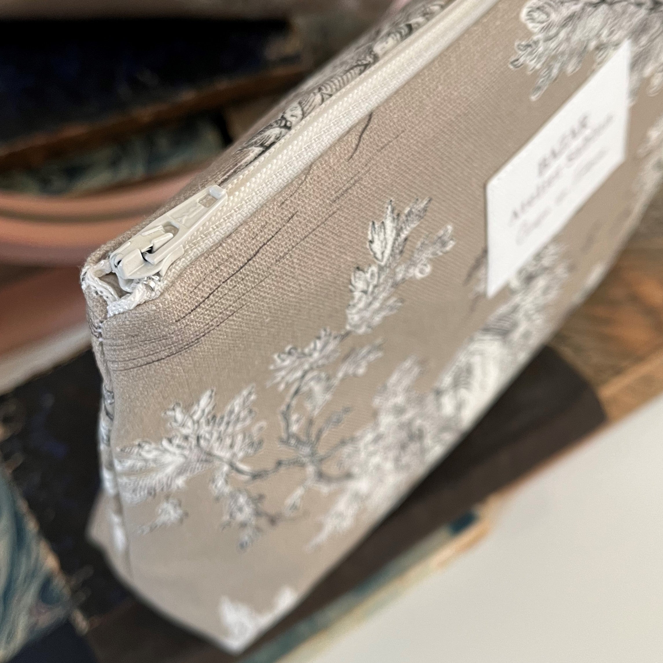 pochette zippée coton bazar atelier sablon jouy de fruits