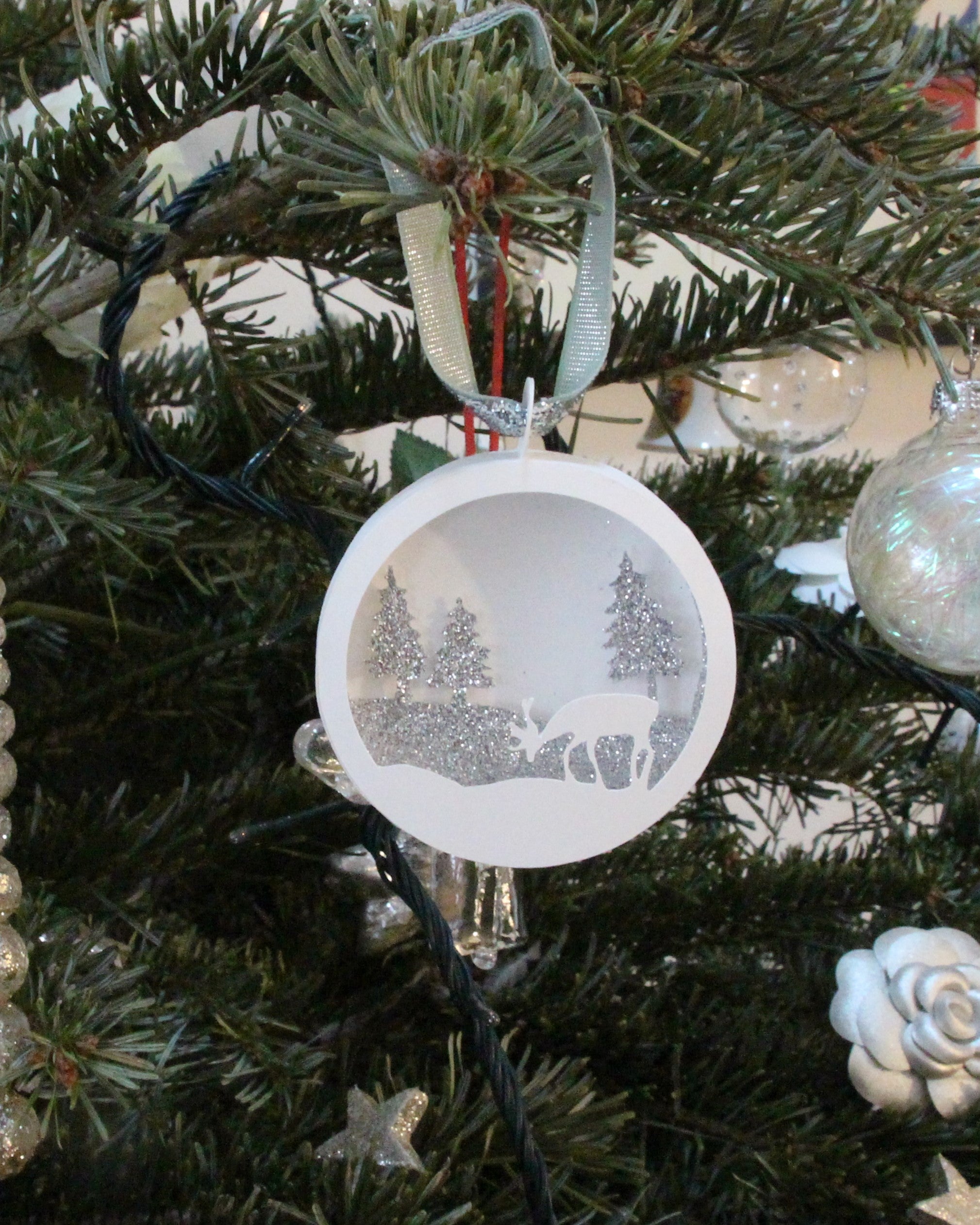 Coffret 3 boules de Noël, MELINA VASSEREAU, made in France et écoresponsable