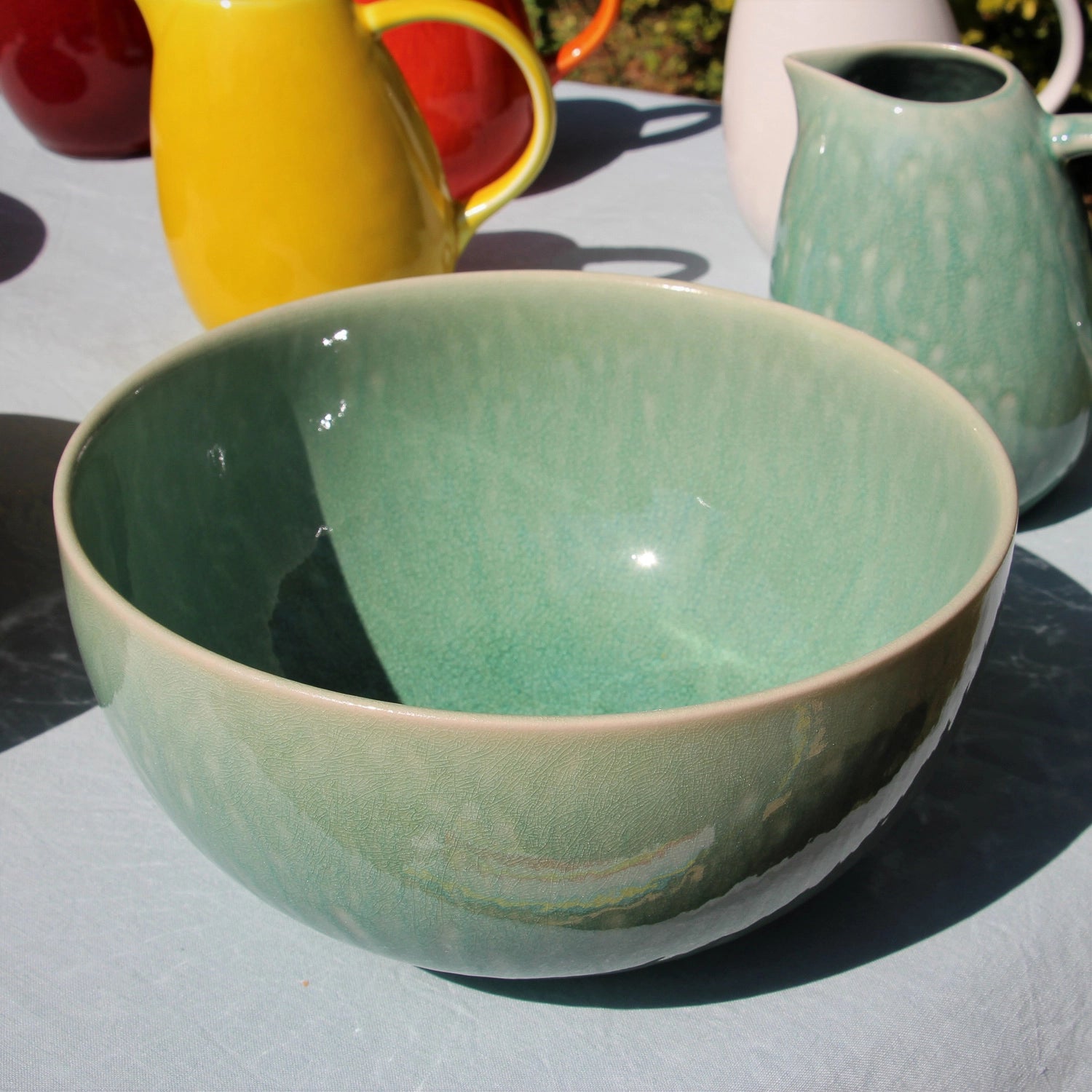 Tourron Salad bowl Jade