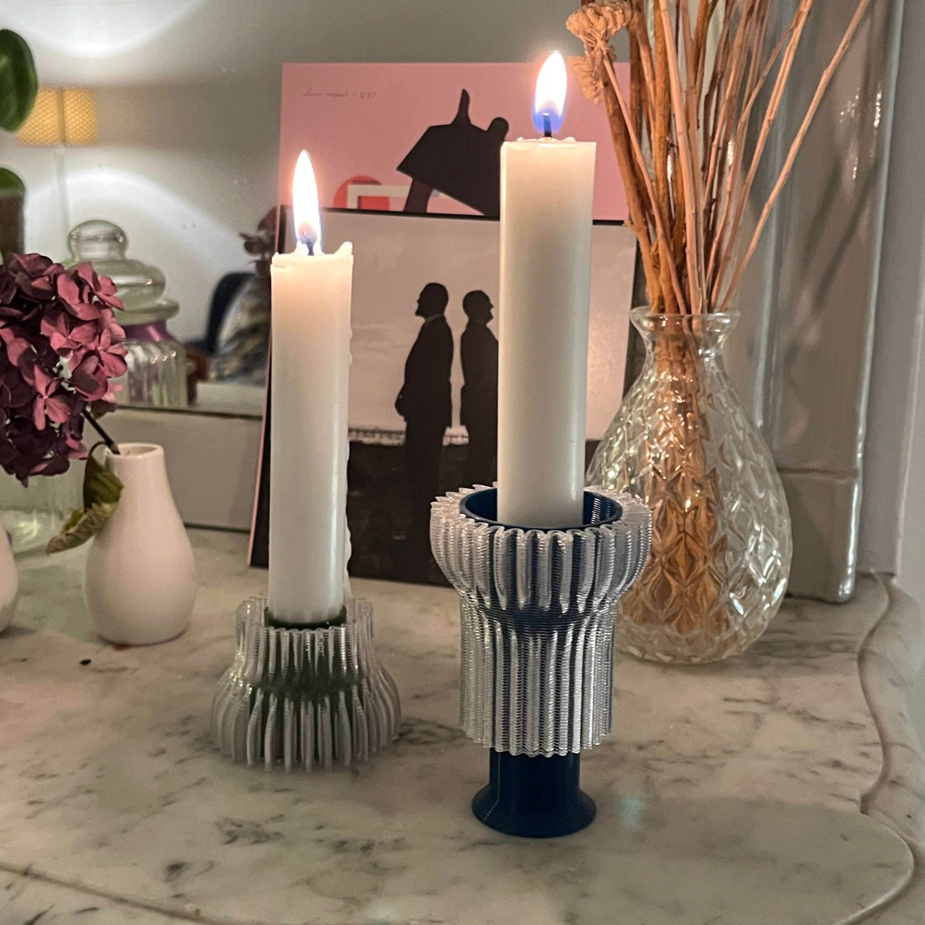 Bougeoir double bas, WARREN ET LAETITIA, made in France
