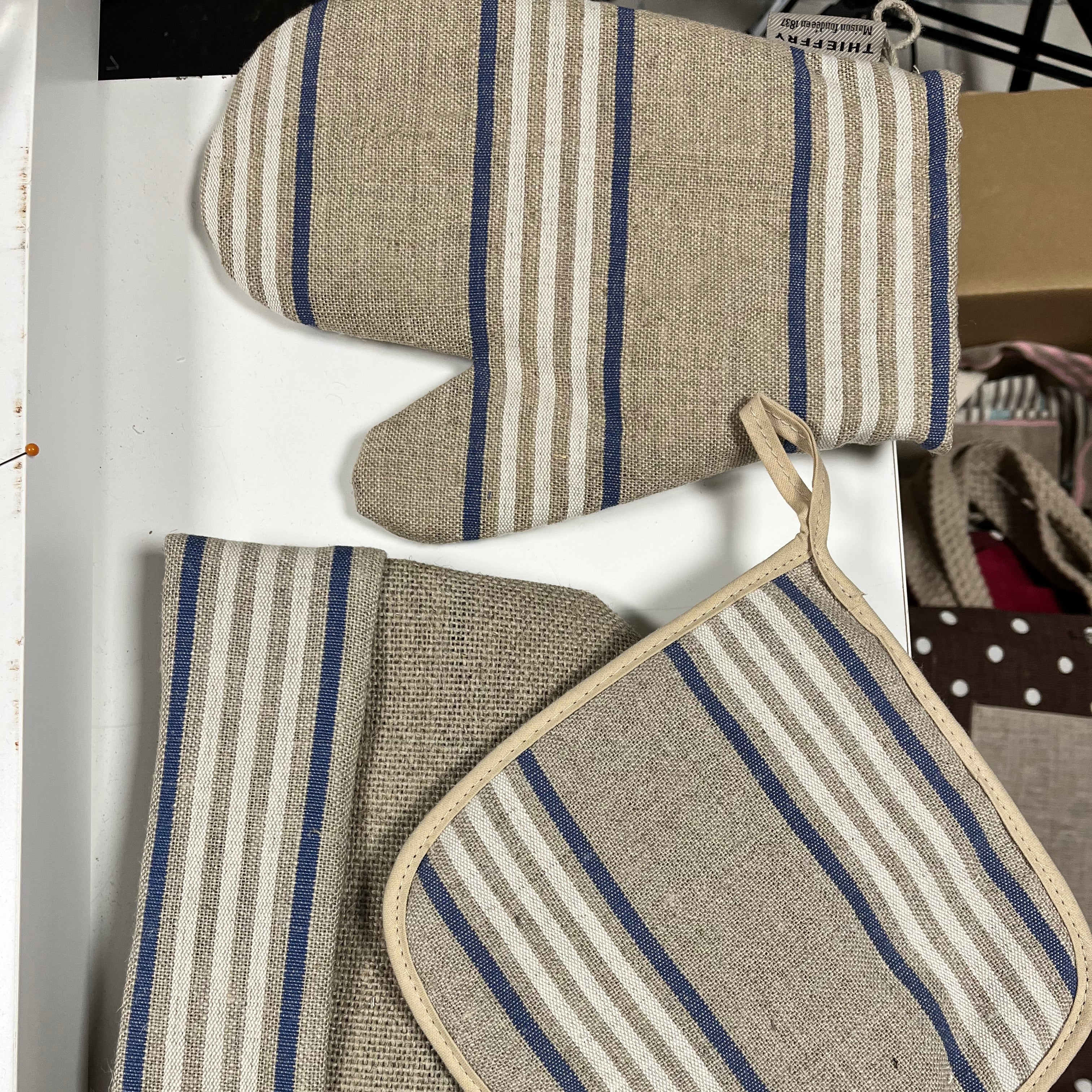 Gant et manique en lin HARDELOT made in France