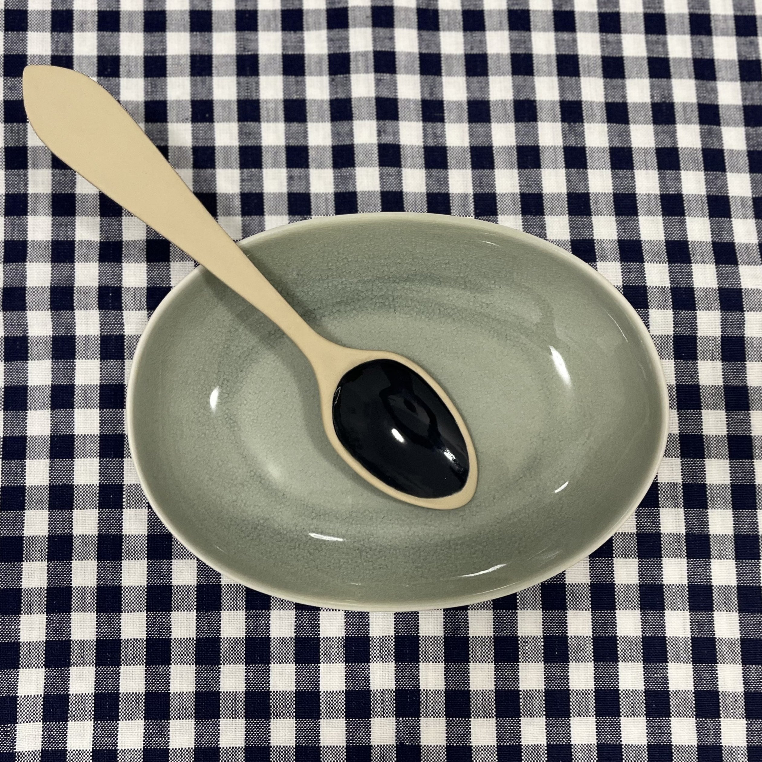 Serving Spoon GM Dark Blue