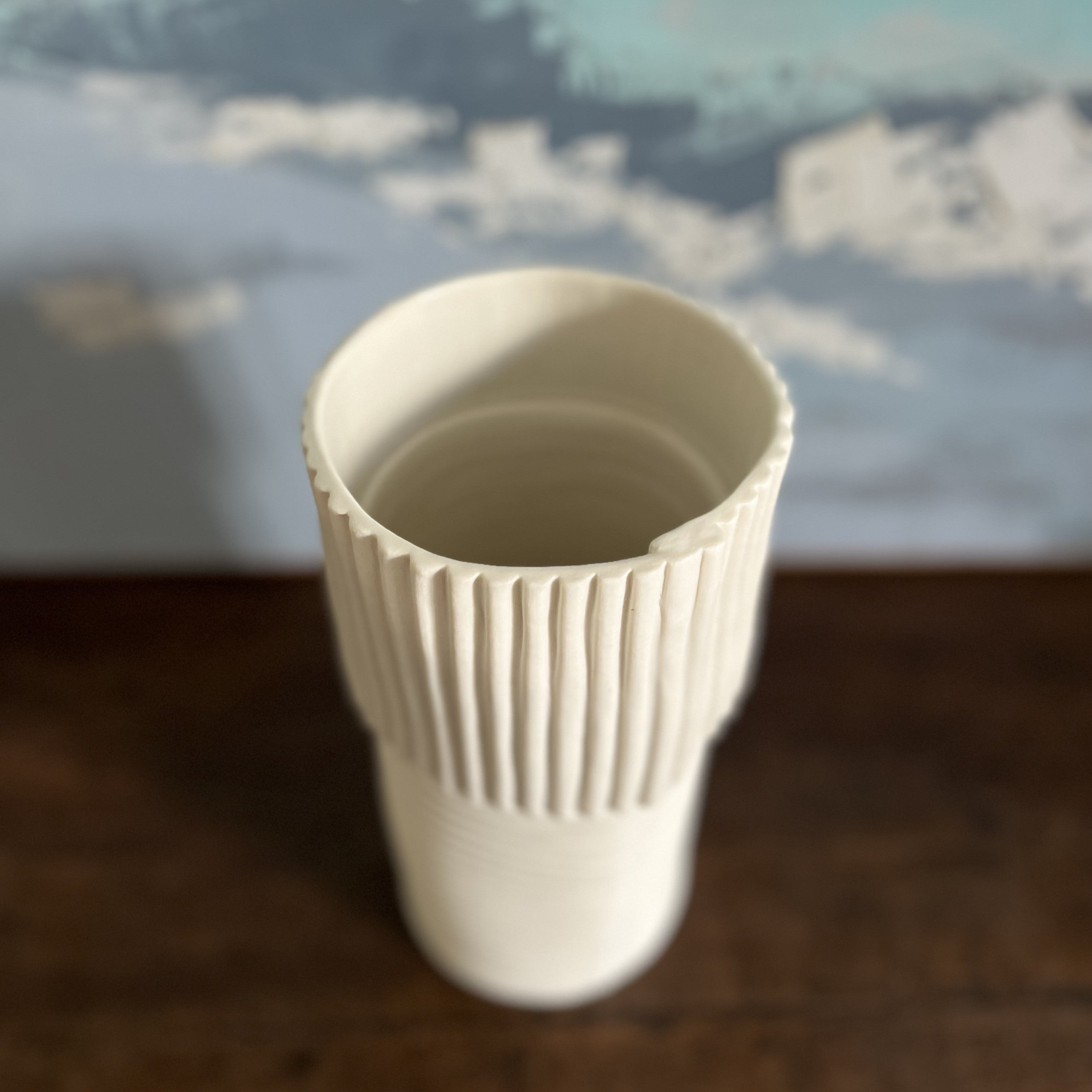 vase biscuit de porcelaine fanny laugier