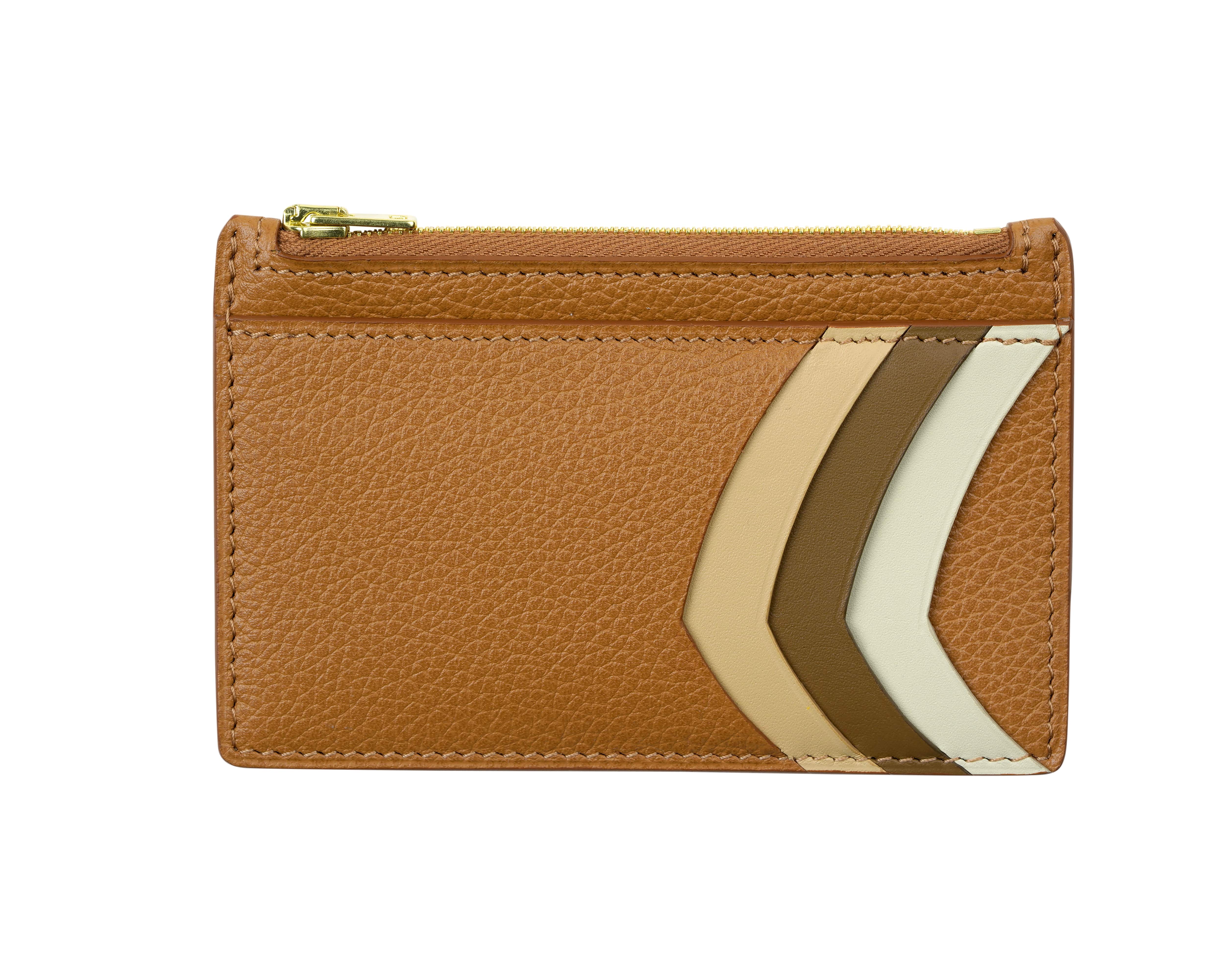 Porte cartes en cuir grainé l'Essentiel VAINCOURT made in France