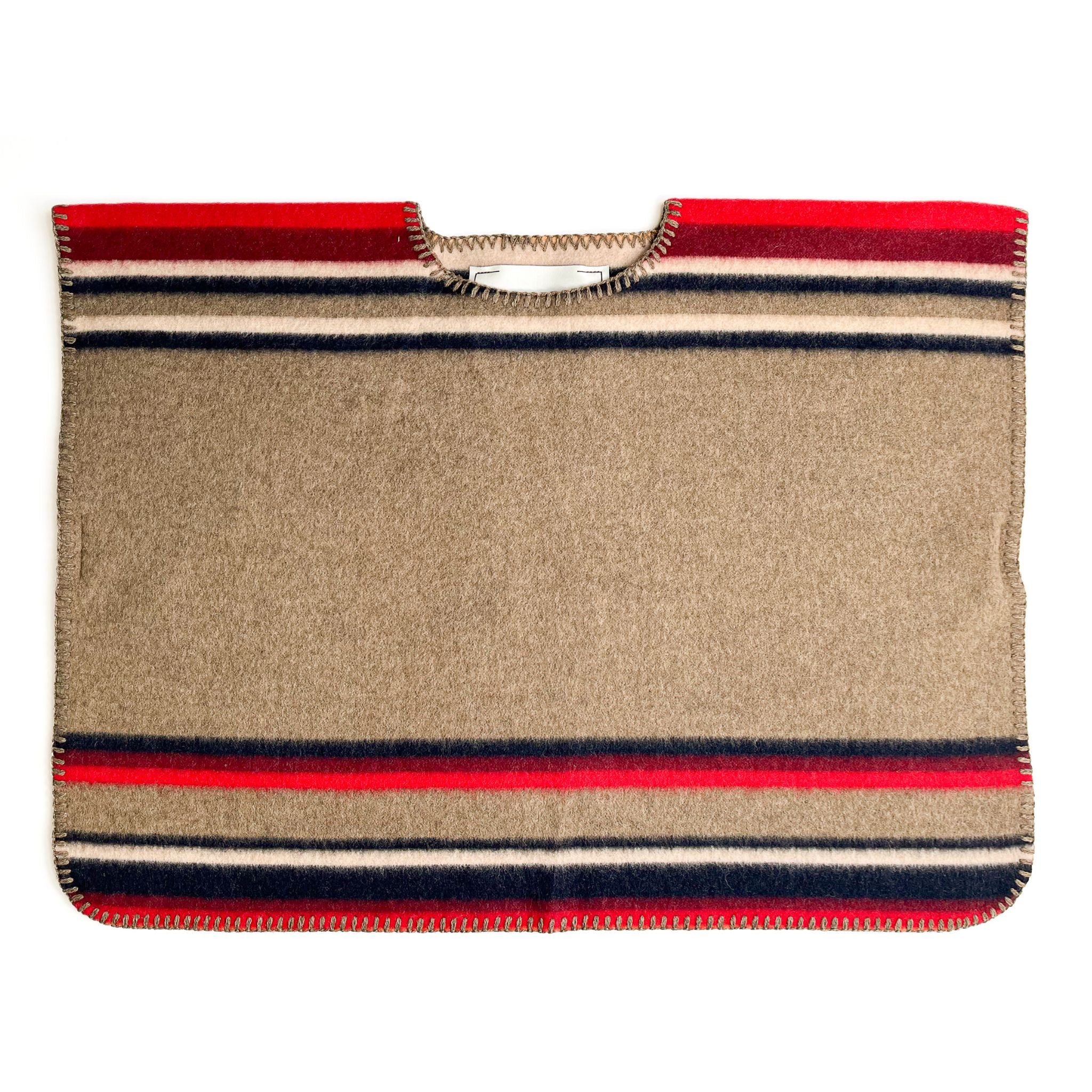 Poncho court en laine Apache, LA MERICAINE, made in France