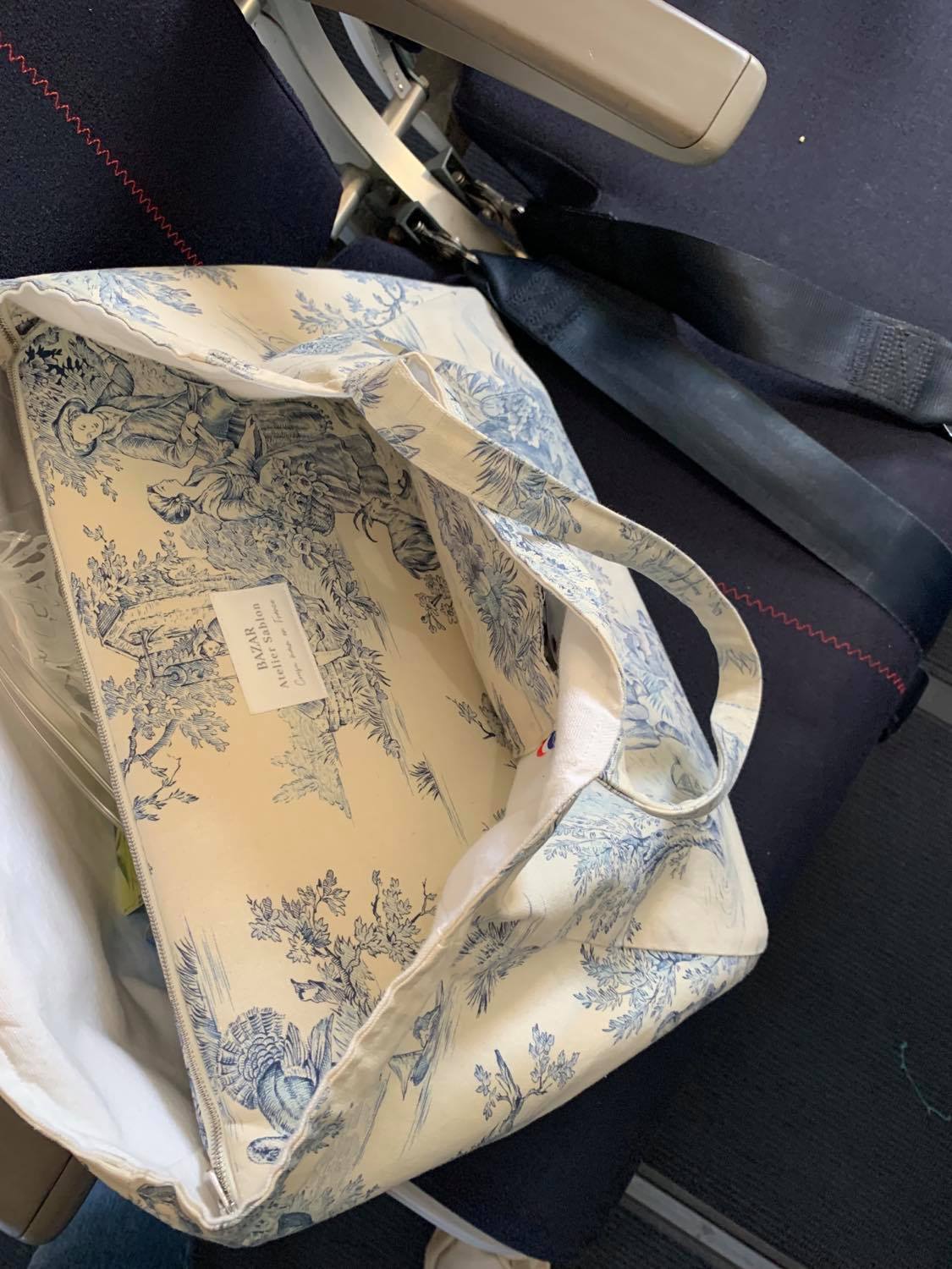 Pochette ordinateur en toile made in France