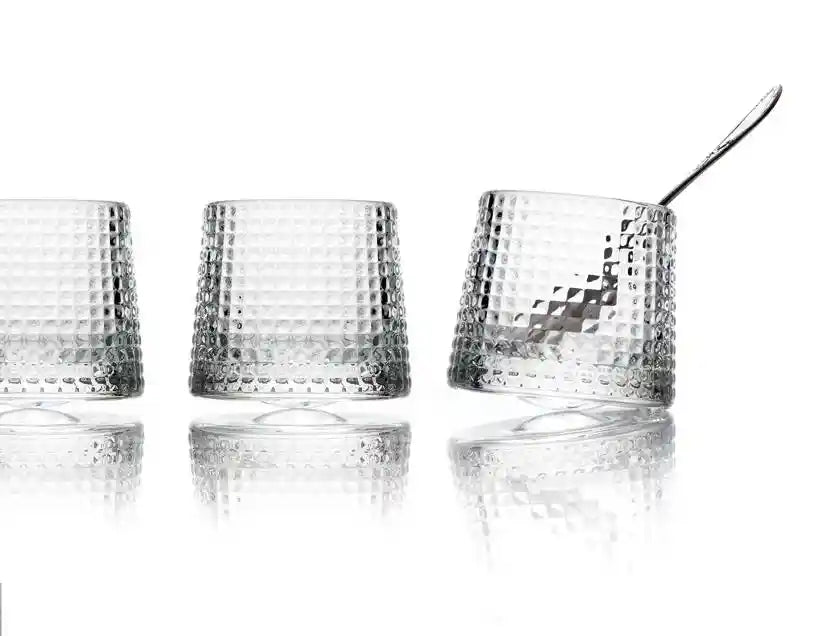 Set of 4 BLOSSOM whisky glasses