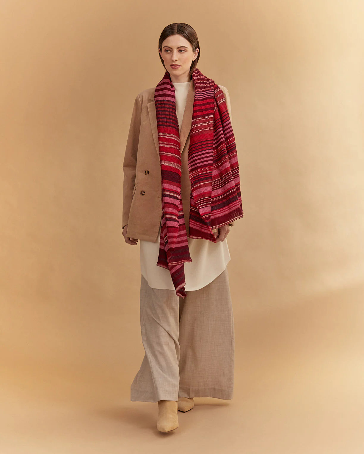 Echarpe rayée Lolly TRAITS made in France