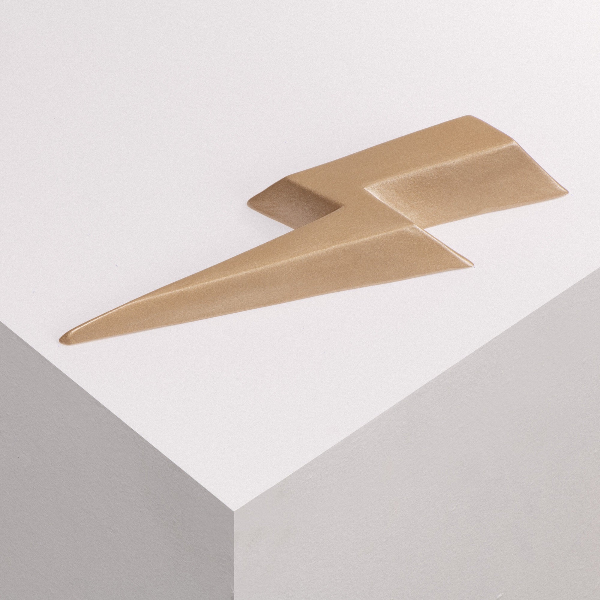 Wall decoration Ziggy the lightning White gold