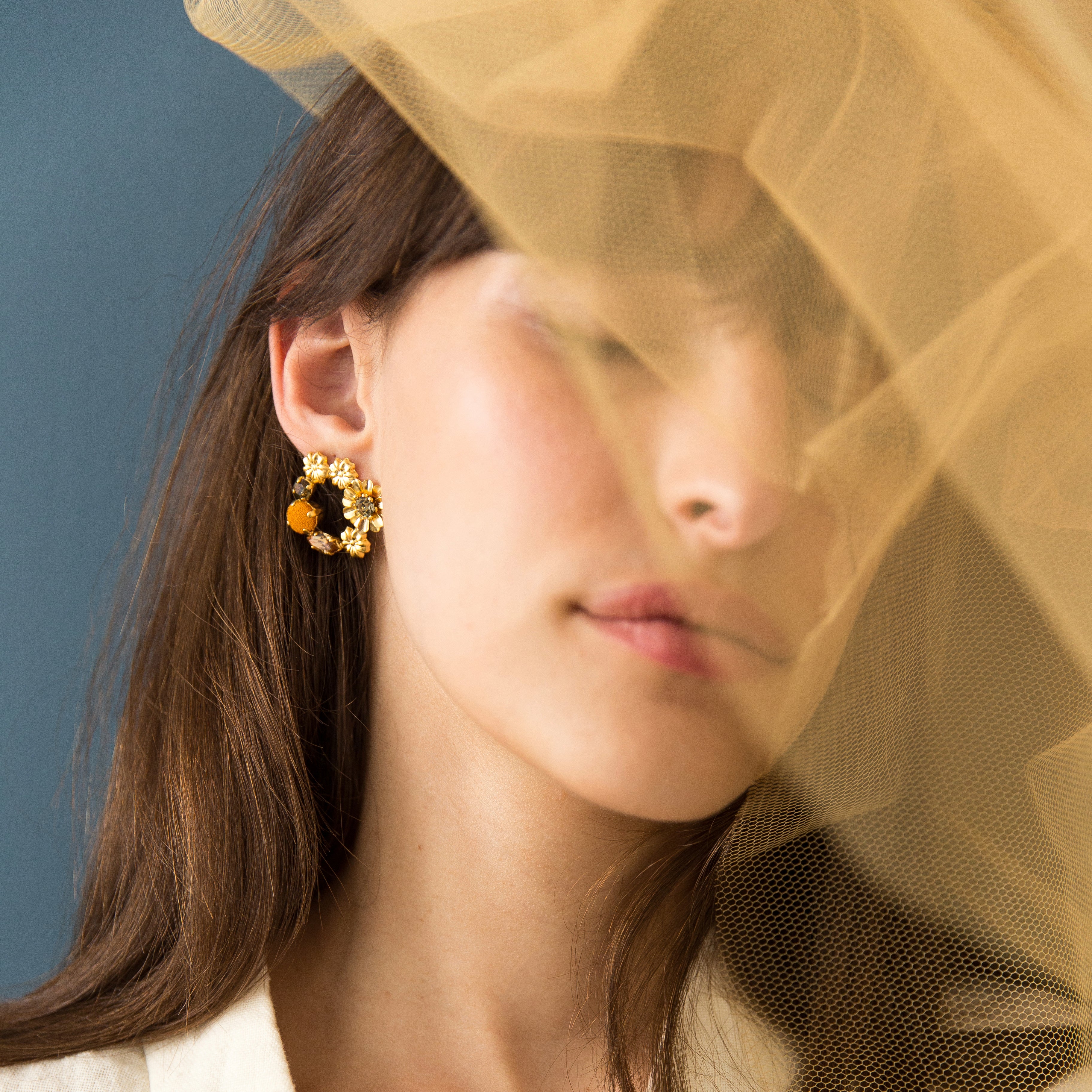 boucles d'oreilles cosmos made in france