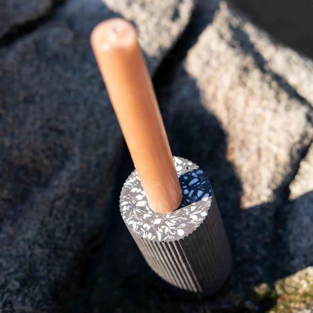 Colosse Black candleholder