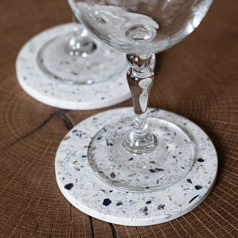 Dessous de verres Hélios en coquillage, MALAKIO, made in France