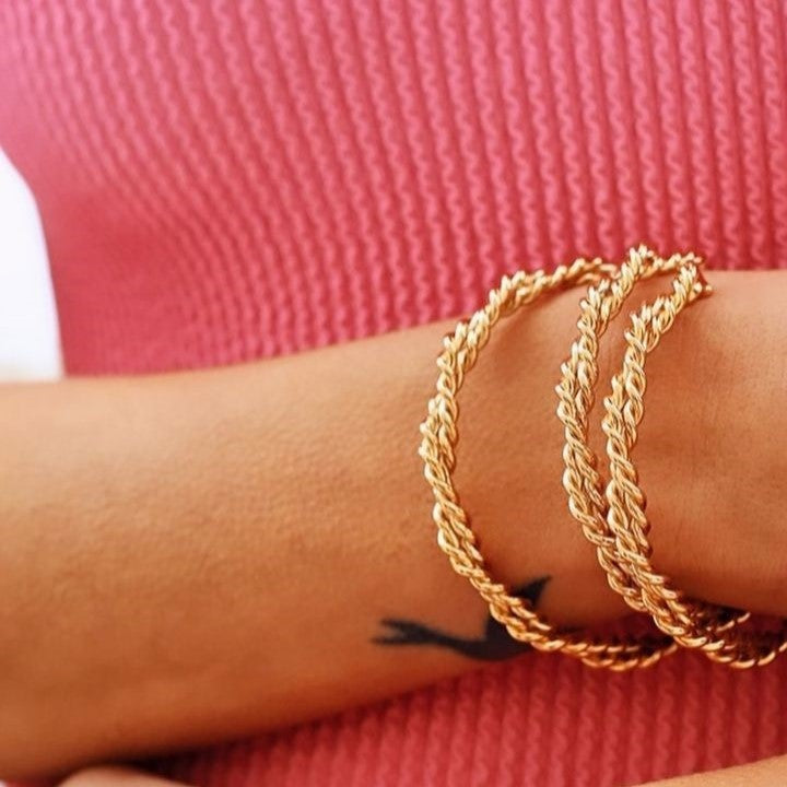 Bracelet Jonc Tresse
