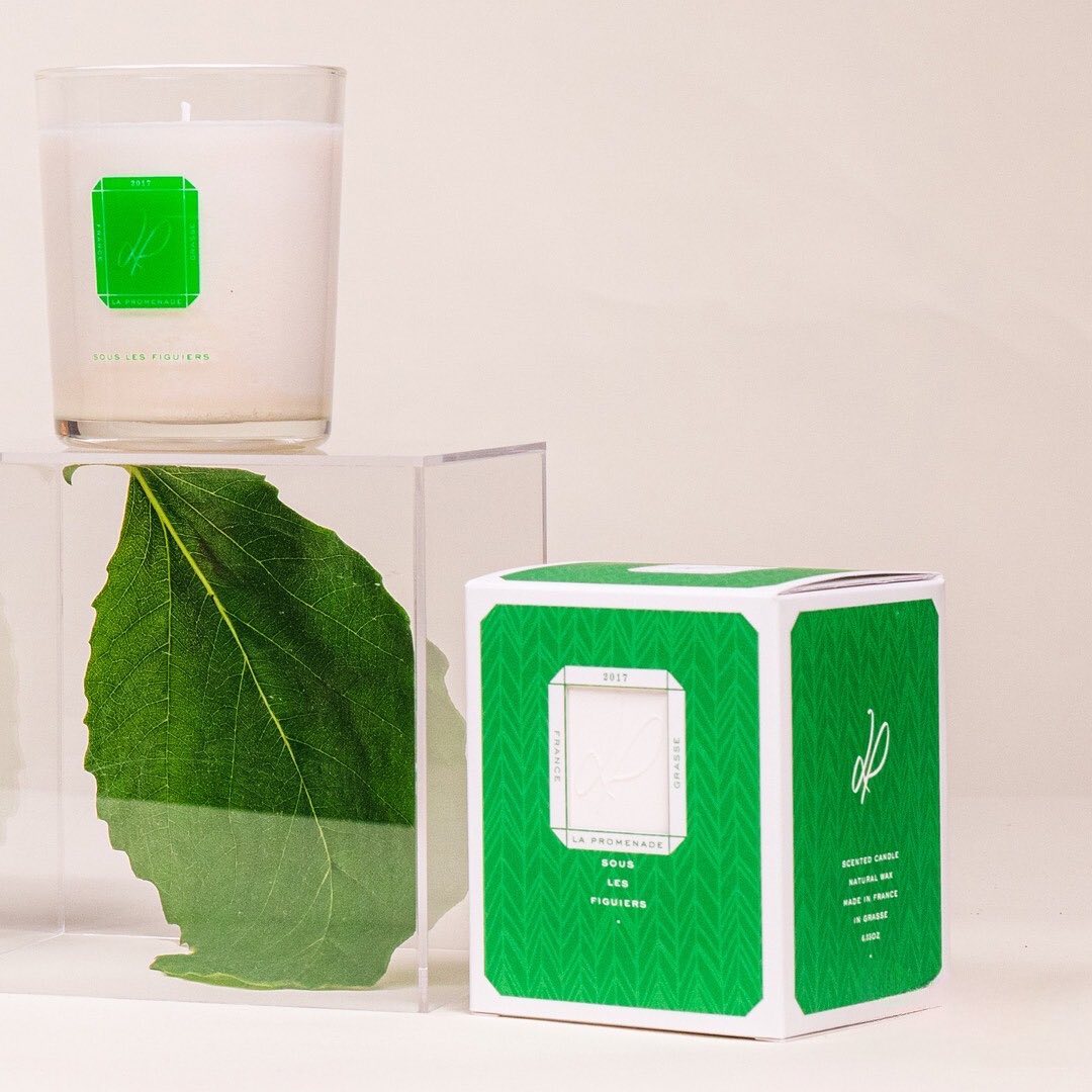 Scented candle La Promenade ""under the fig trees"