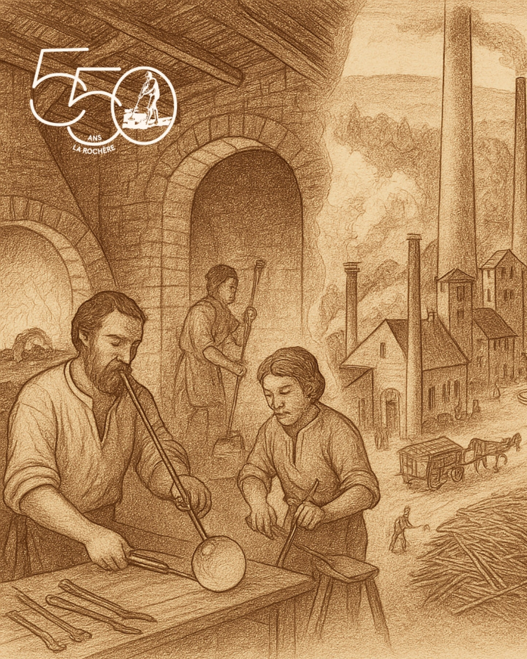 verre LA ROCHERE made in France