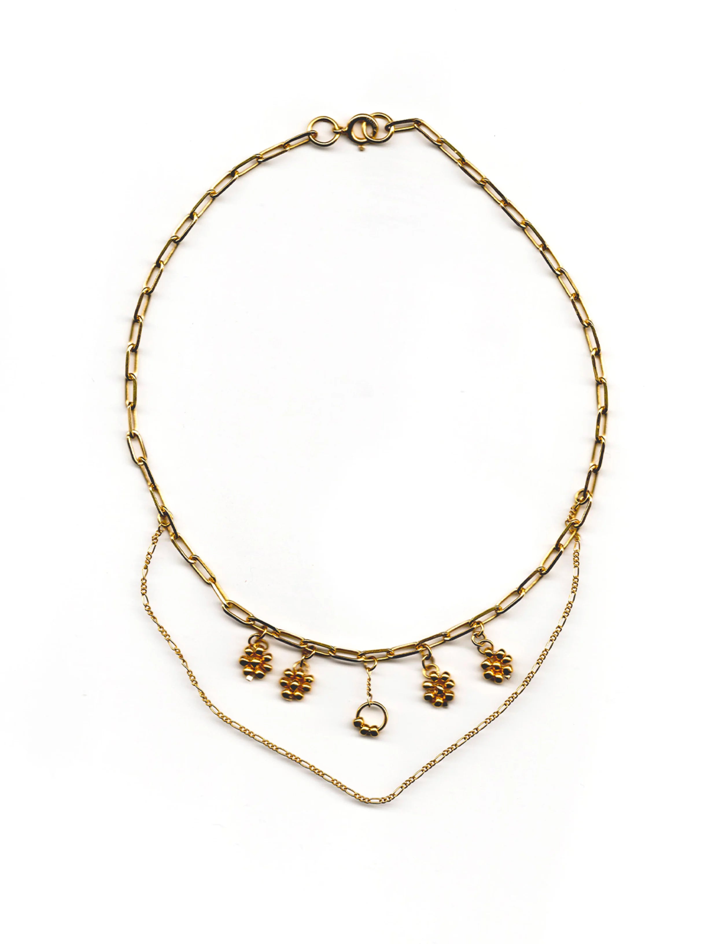 Collier multichaines, CLAUDE PARIS, made in France