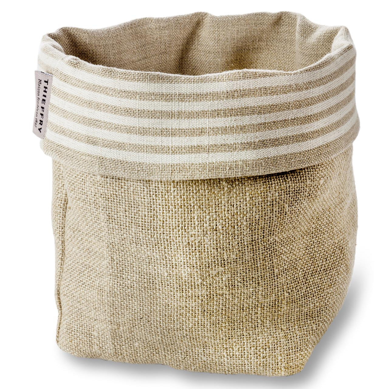 Panière en lin made in France