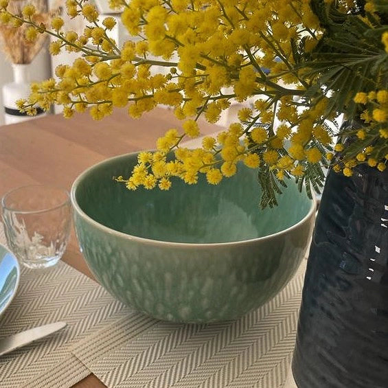 Tourron Salad bowl Jade
