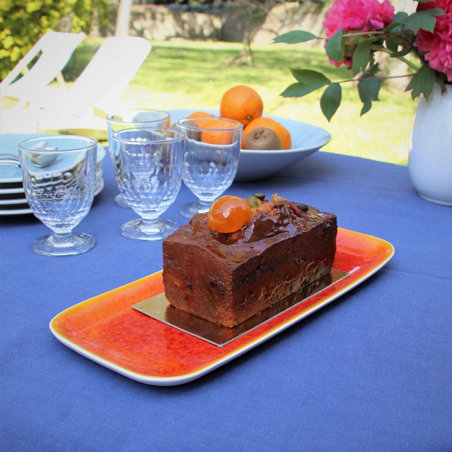 Tourron rectangular cake dish