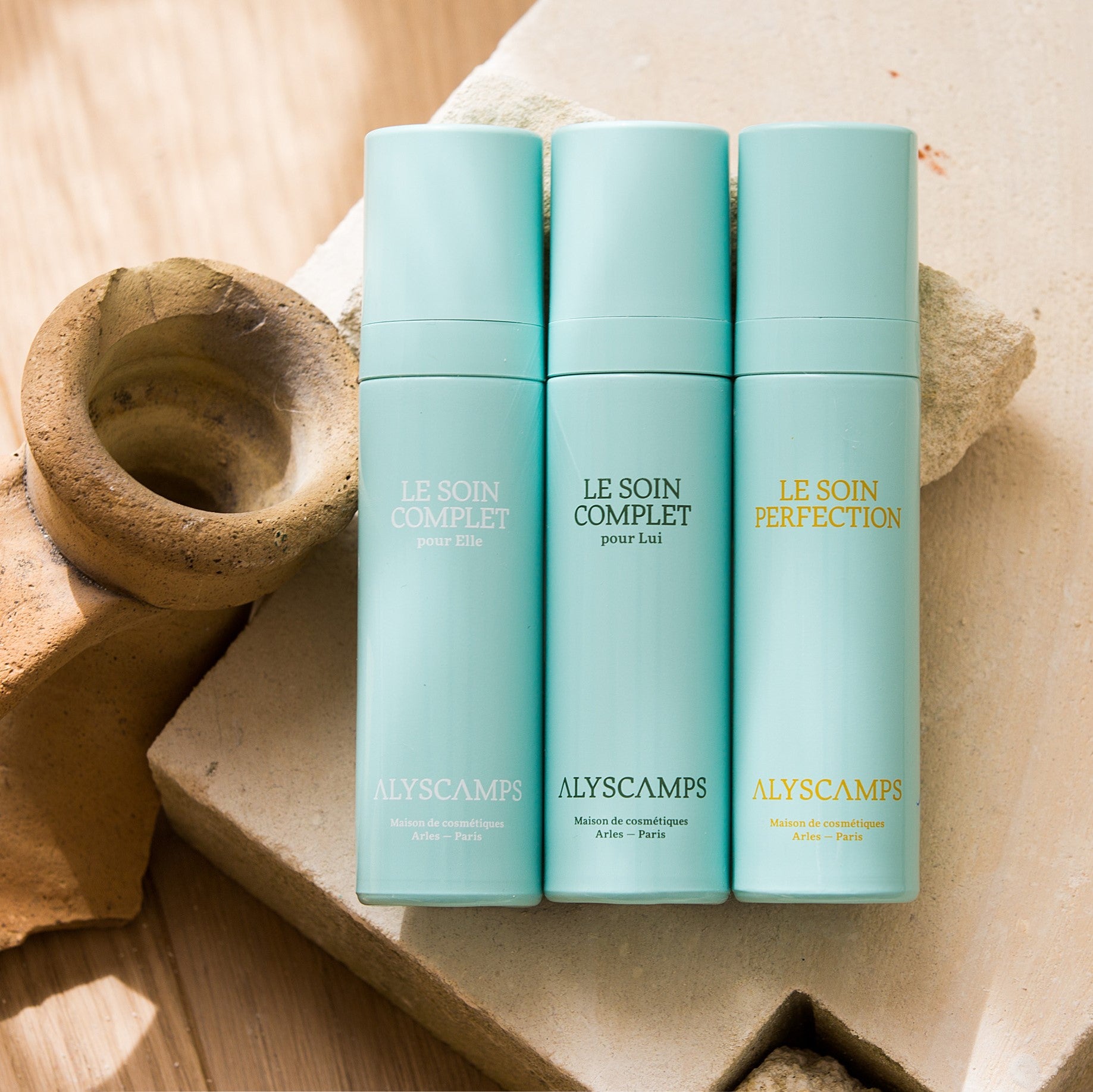 La gamme des soins ALYSCAMPS, 100% français et écoresponsable HISTOIRES FRANCAISES
