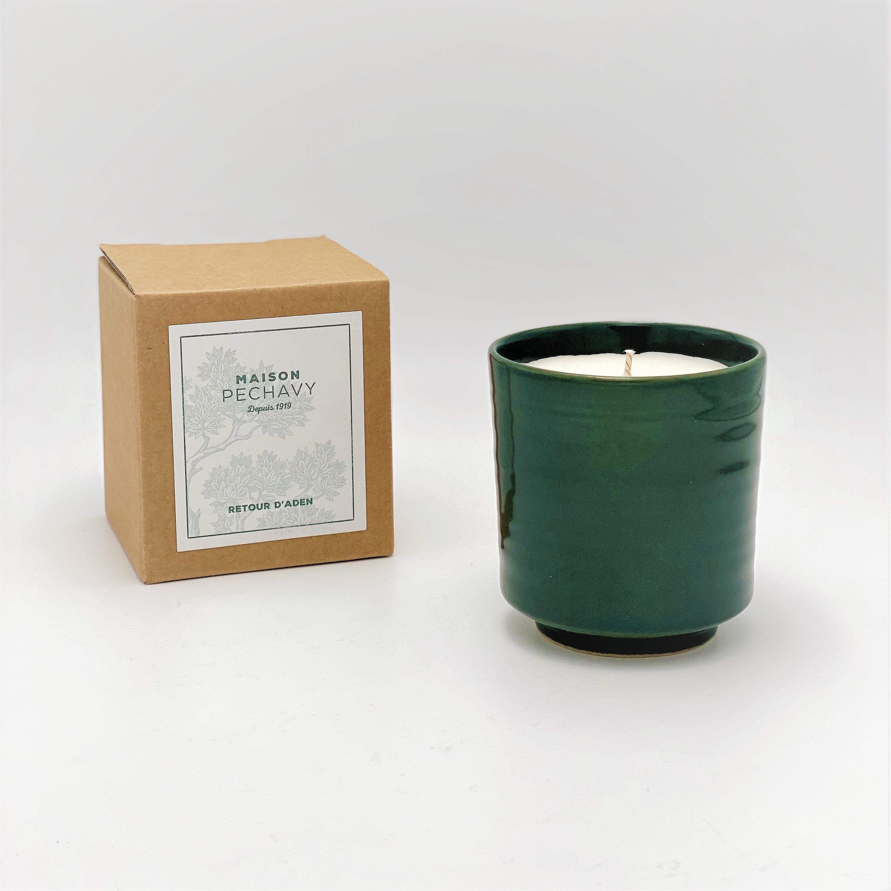 Bougie parfumée céramique, MAISON PECHAVY, made in France et écoresponsable
