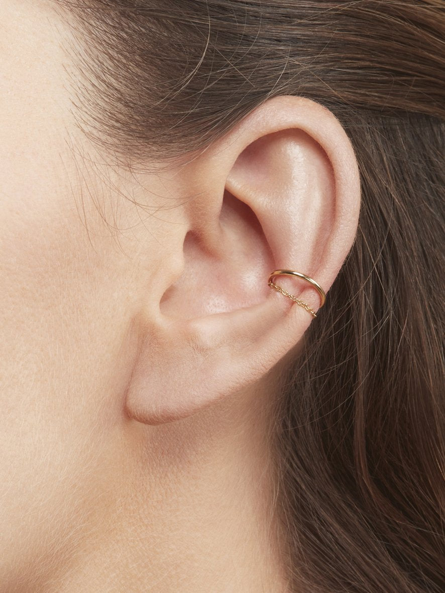 Bijou d'oreille doré Georges APRIL PLEASE, 100% français et écoresponsable, HISTOIRES FRANCAISES