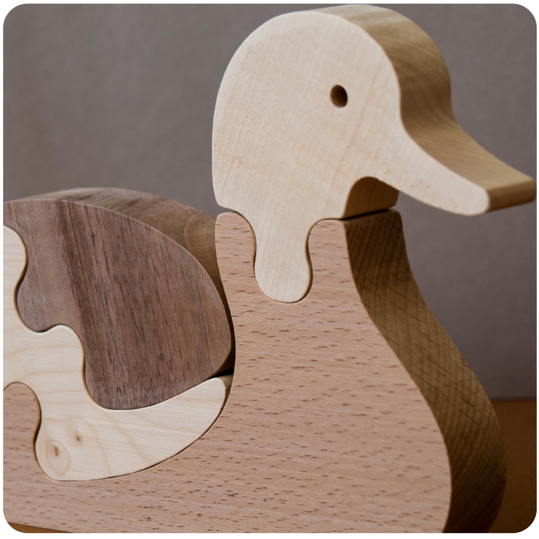 Puzzle Gaspard le Canard, RATAPON, made in France et écoresponsable