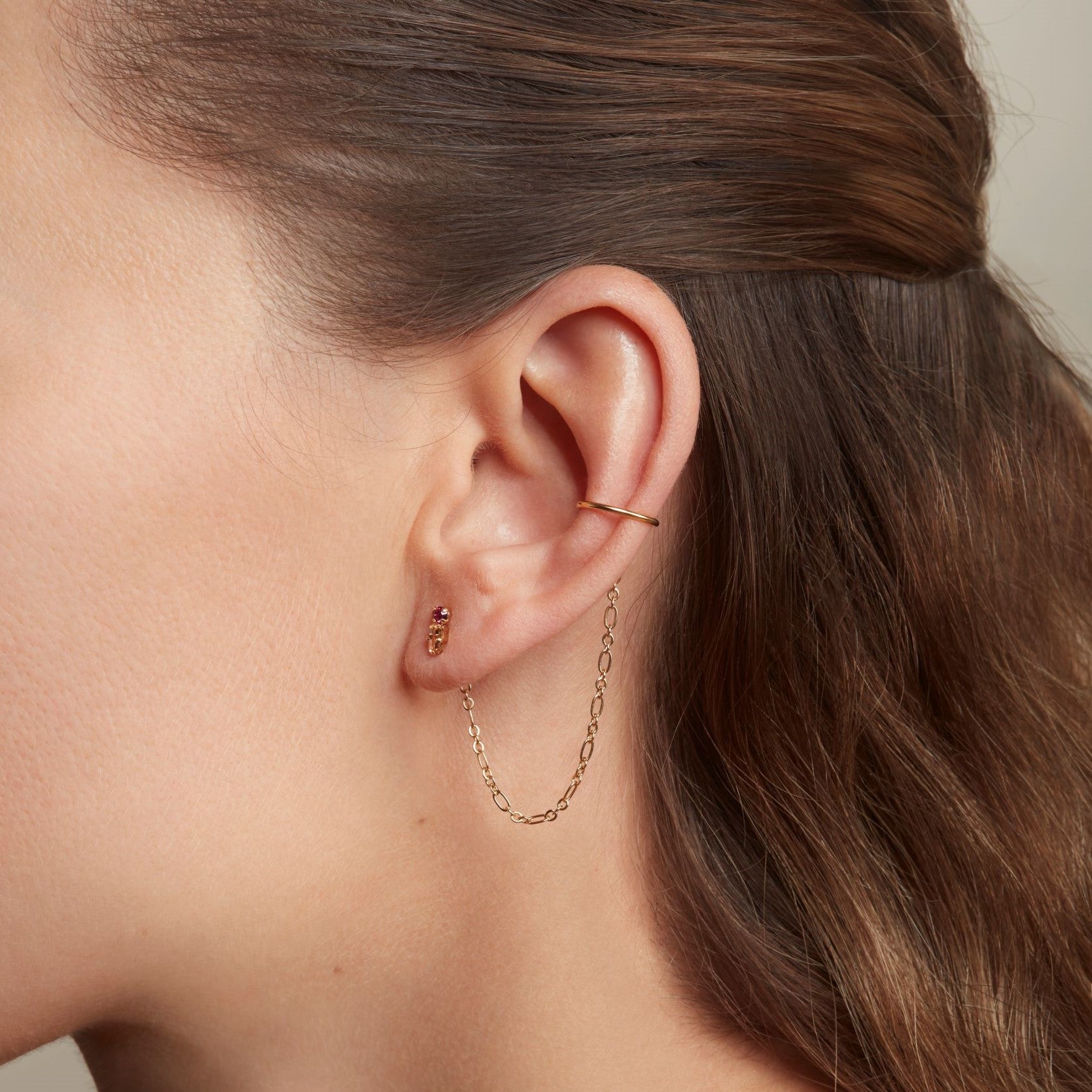 Boucle d'oreille César, APRIL PLEASE, made in France