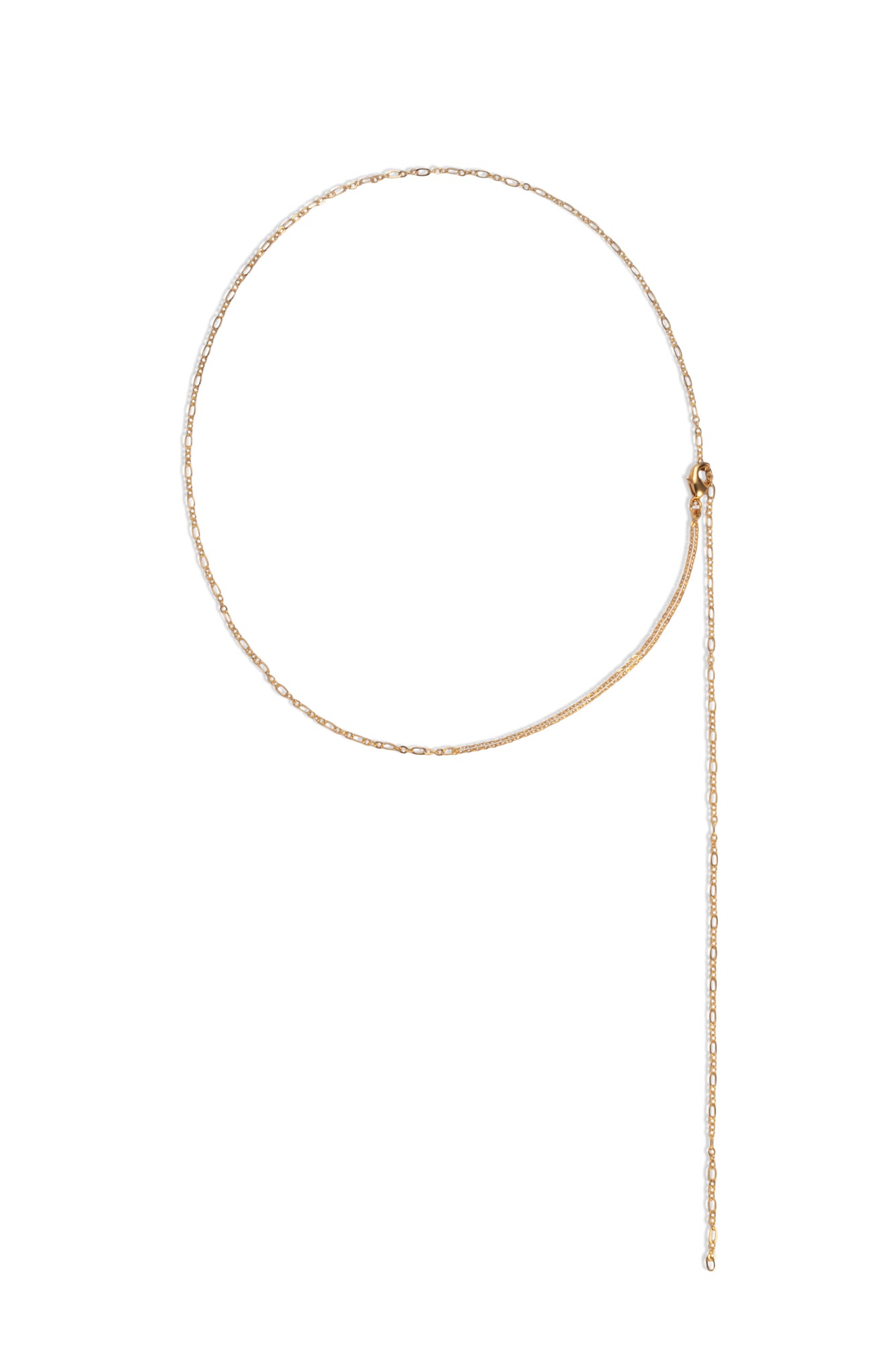 Collier dore et ajustable JUSTE APRIL PLEASE, 100% français et écoresponsable, HISTOIRES FRANCAISES