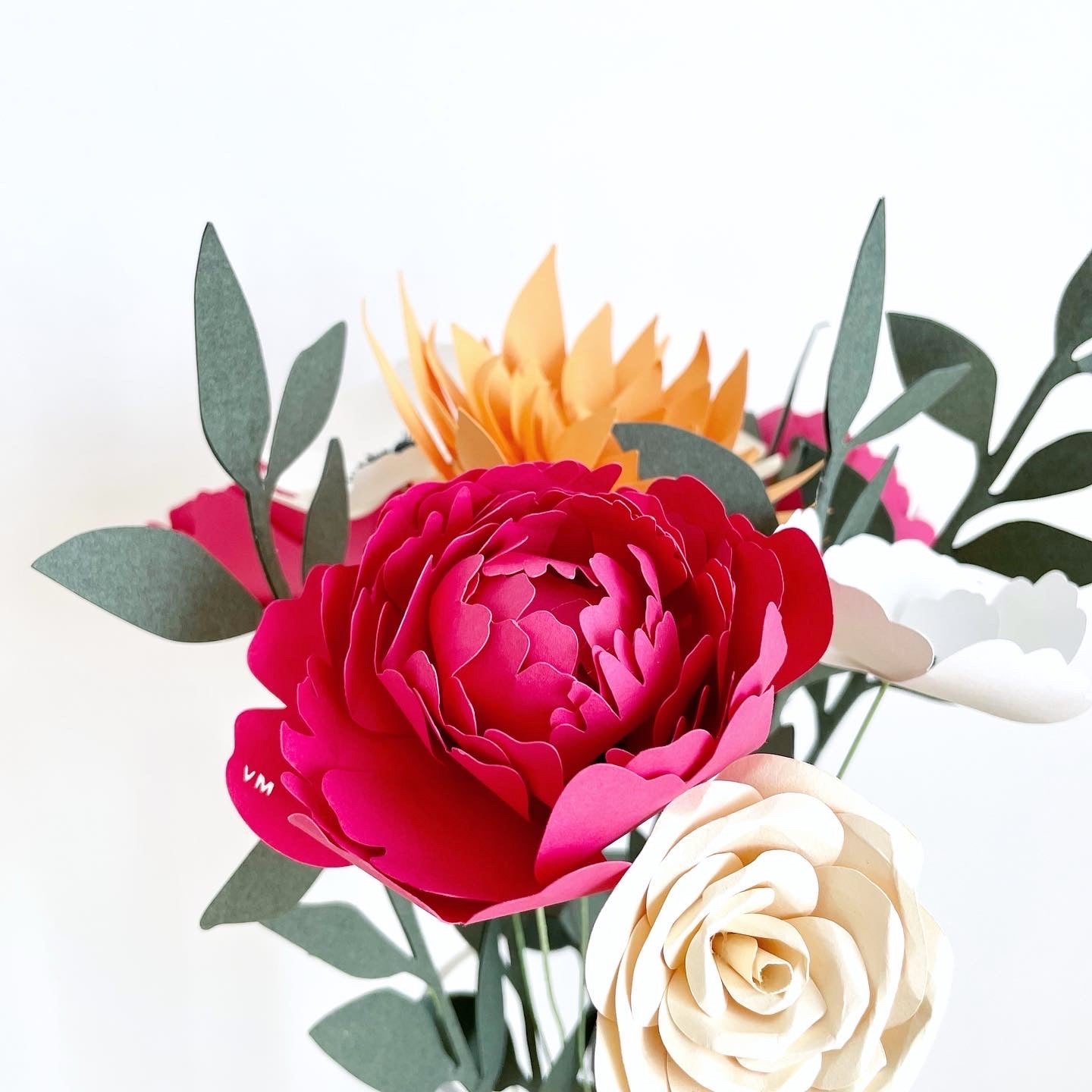 Bouquet Pivoine , MELINA VASSEREAU, made in France