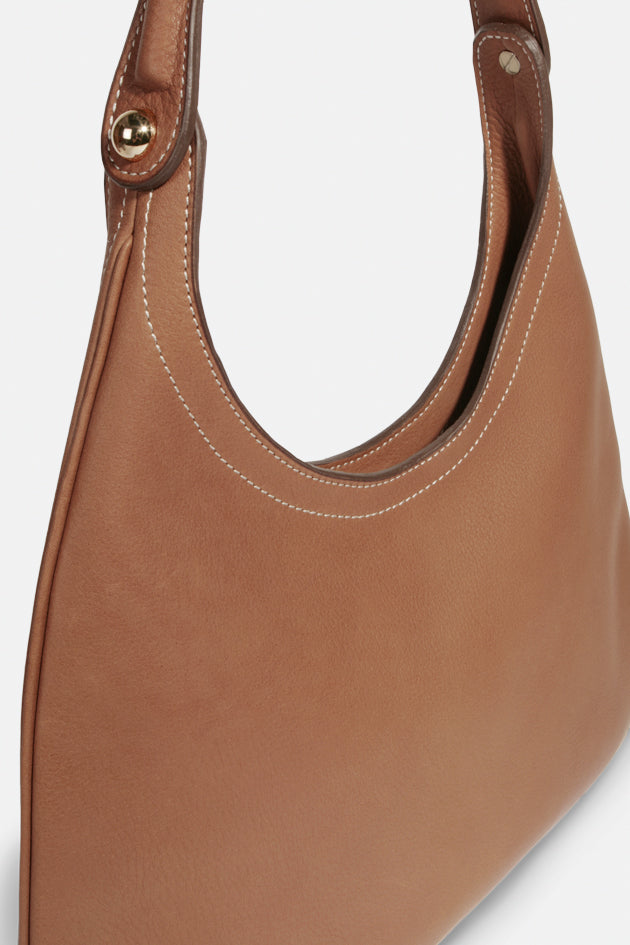 sac Flora en cuir sellier Gold CESAIRE, 100% français et écoresponsable HISTOIRES FRANCAISES