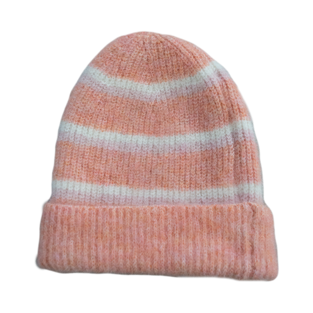 Bonnet Tessa rayé, TRICOT JEAN MARC, made in France et écoresponsable