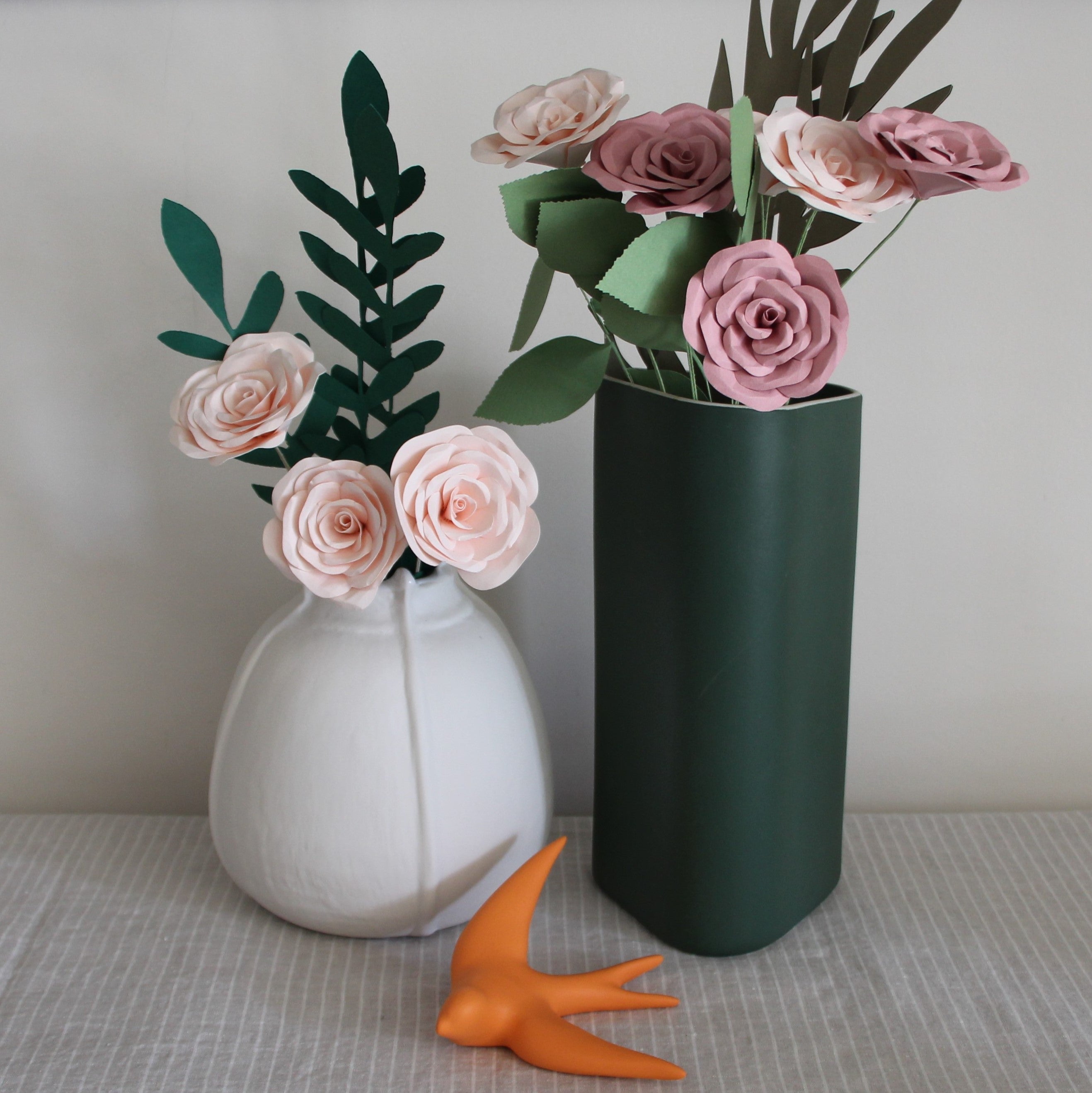 Vase calade vert cresson, JARS CERAMISTES, made in France et écoresponsable
