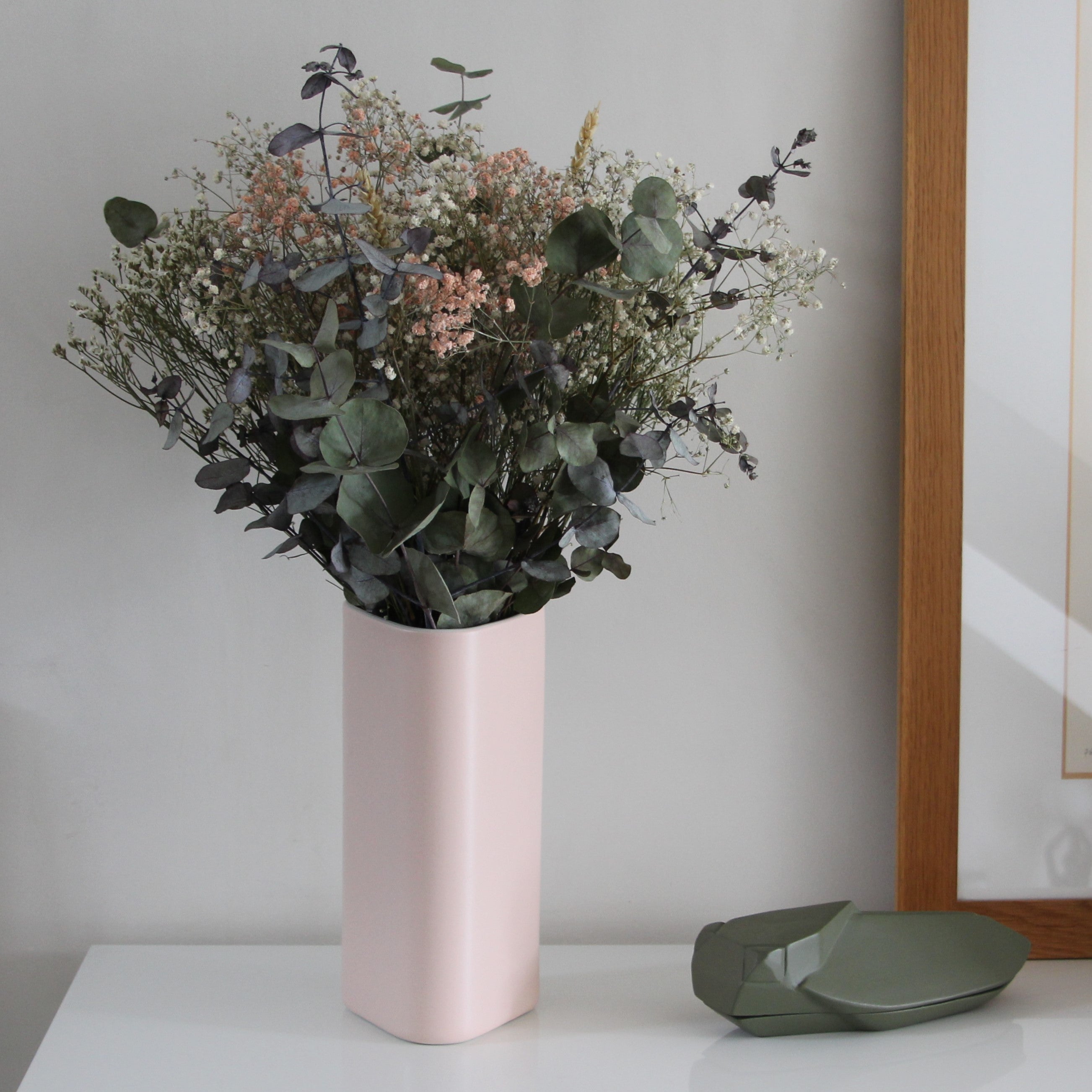 Vase calade vert cresson, JARS CERAMISTES, made in France et écoresponsable