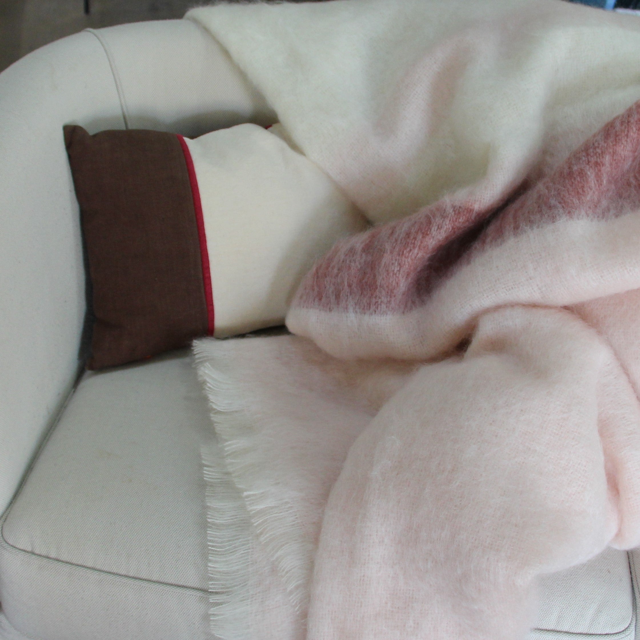 Plaid Mohair bicolore