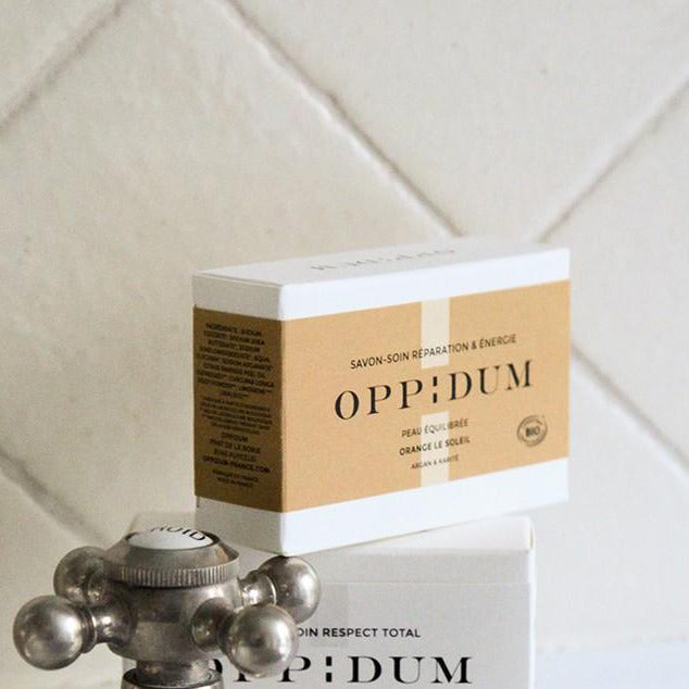 savon soin orange le soleil oppidum 100% français et écoresponsable.
